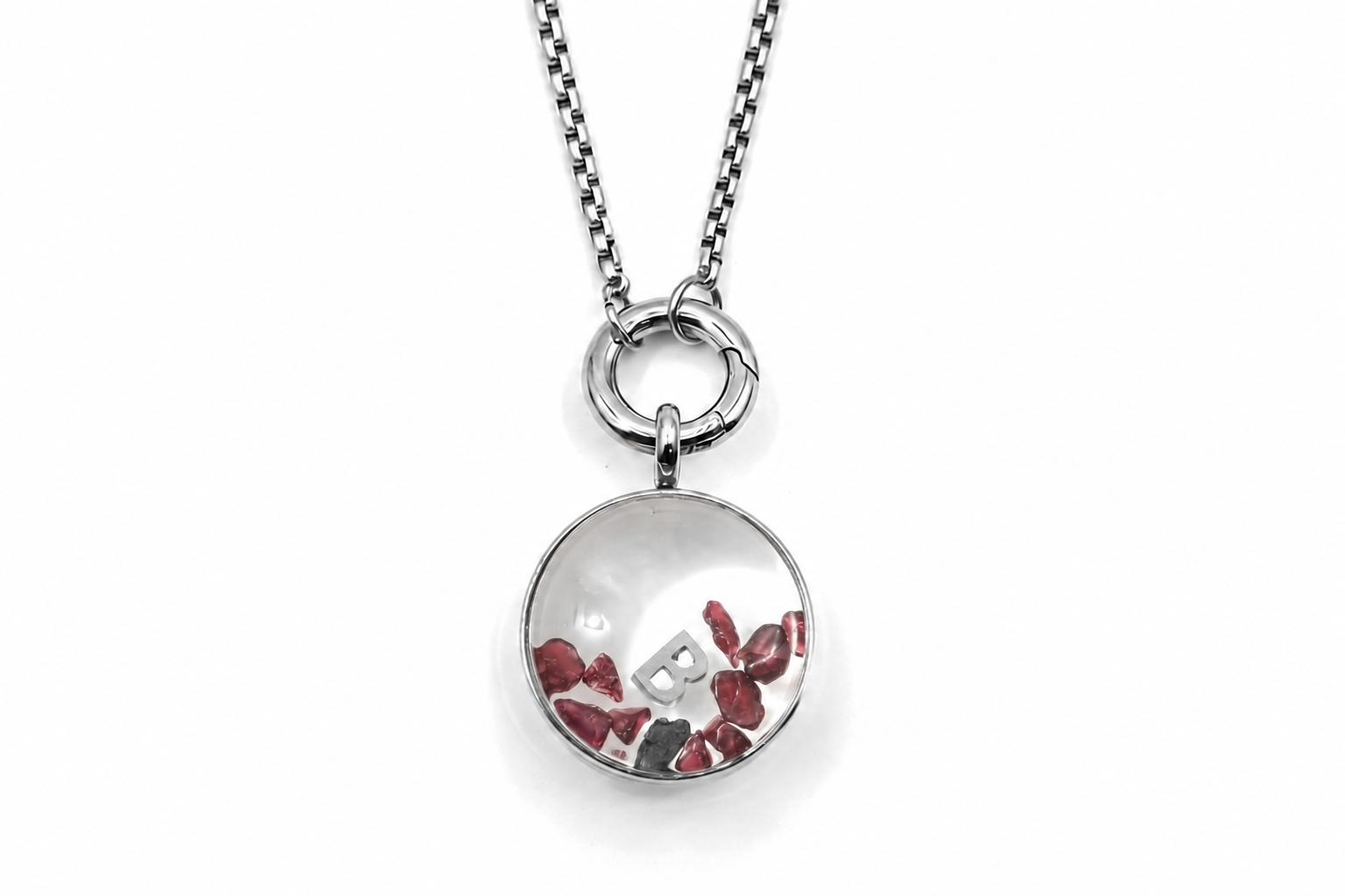 Leilani Midi Personalised Polished Steel Necklace