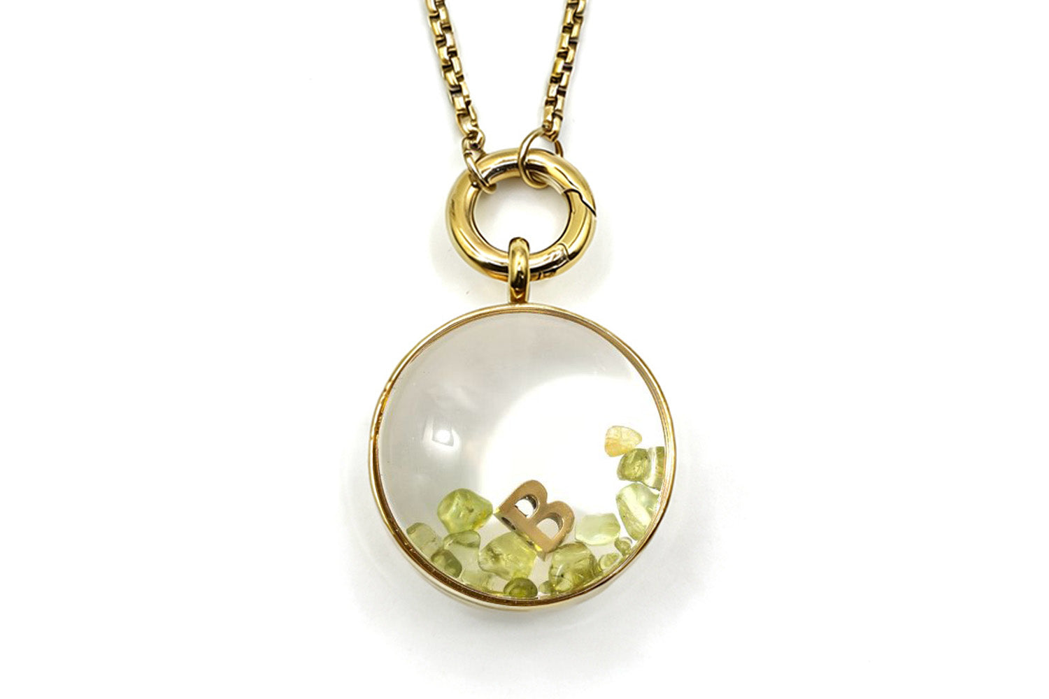 Leilani Locket #gemstone_peridot