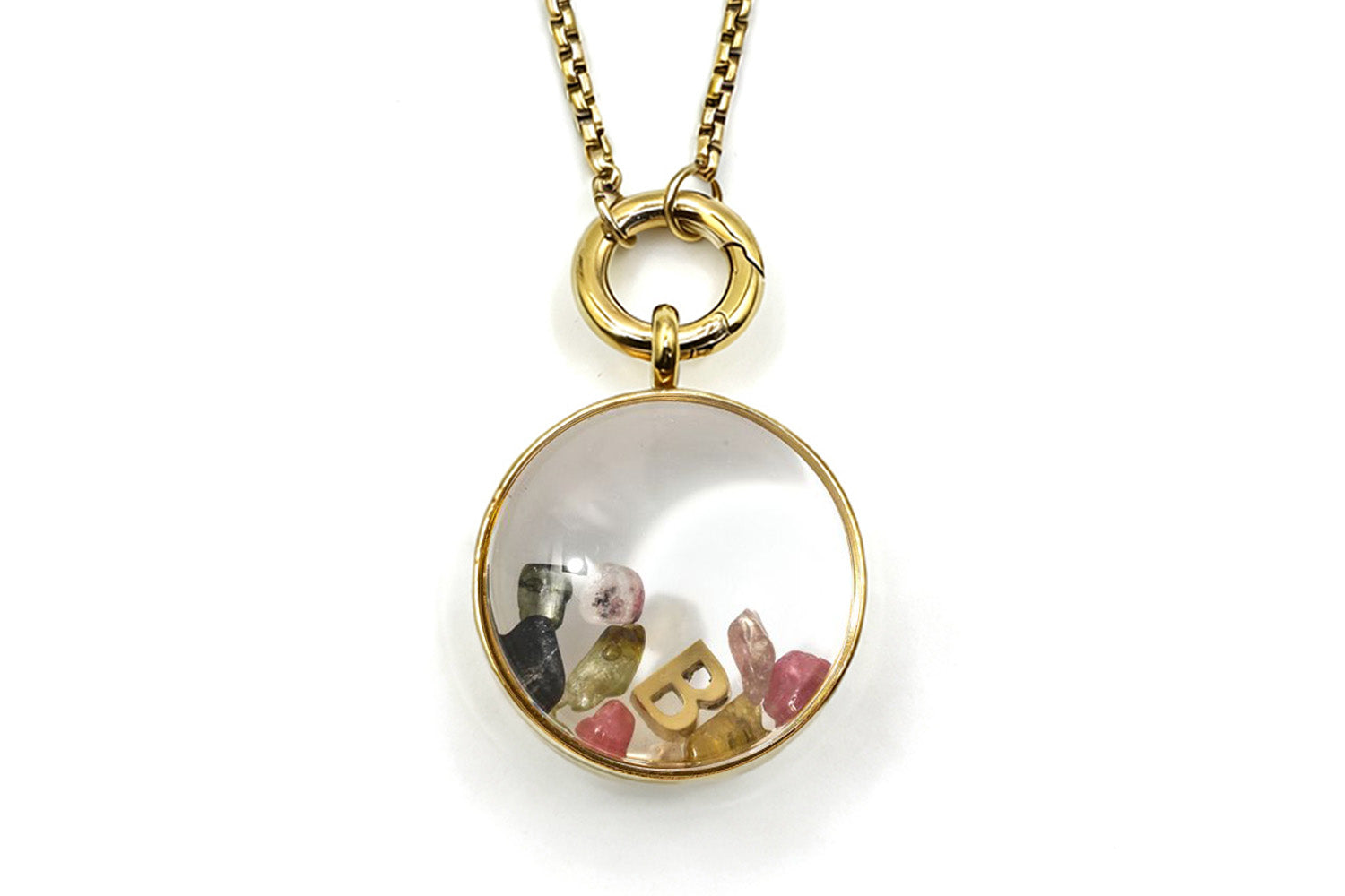 Leilani Locket #gemstone_tourmaline