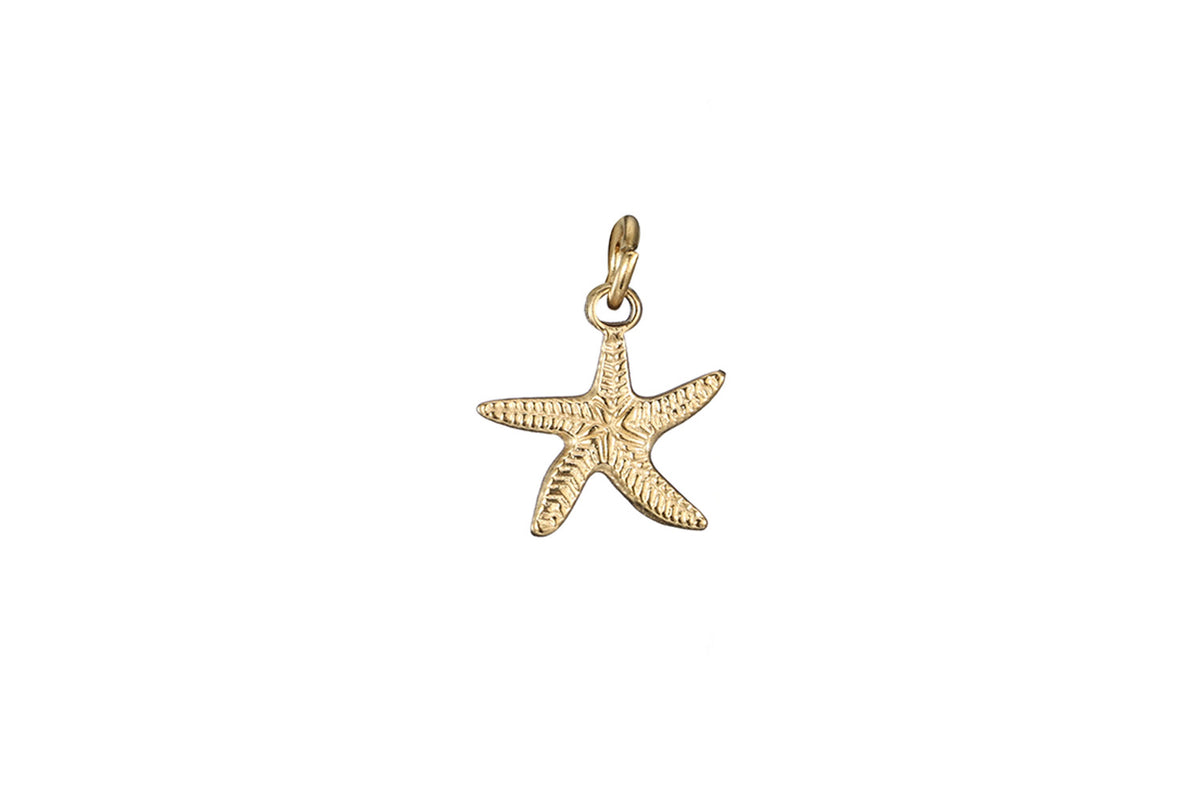 Maren Starfish Gold Charm