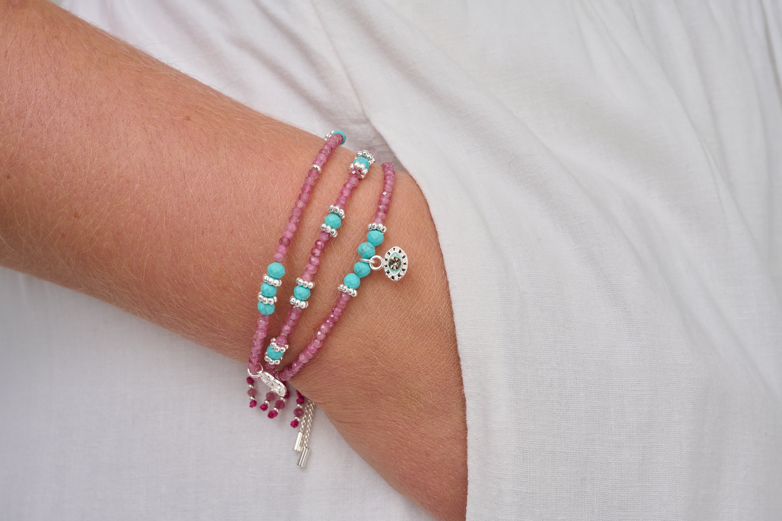 Poros 3 Layer Bracelet Stack - Boho Betty