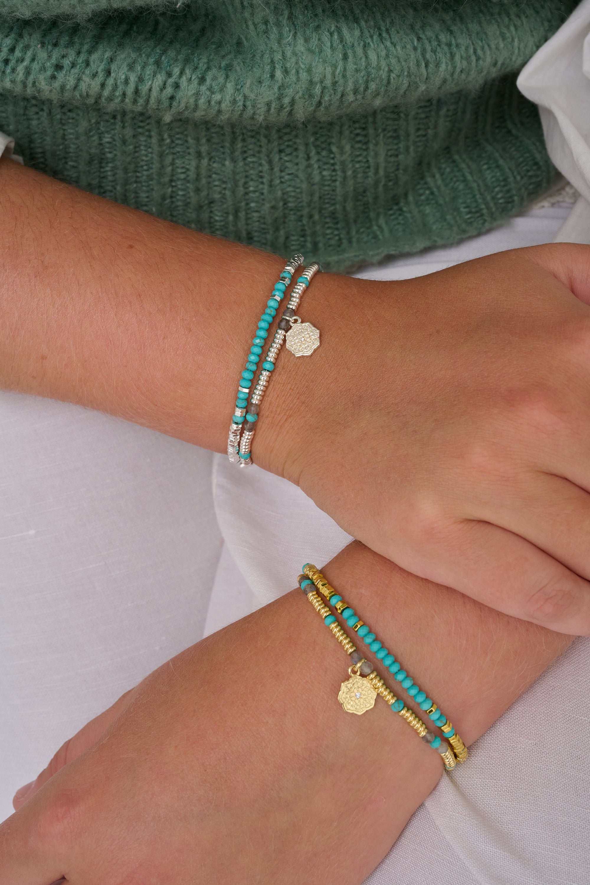 Elusive 2 Layer Bracelet Stack - Boho Betty