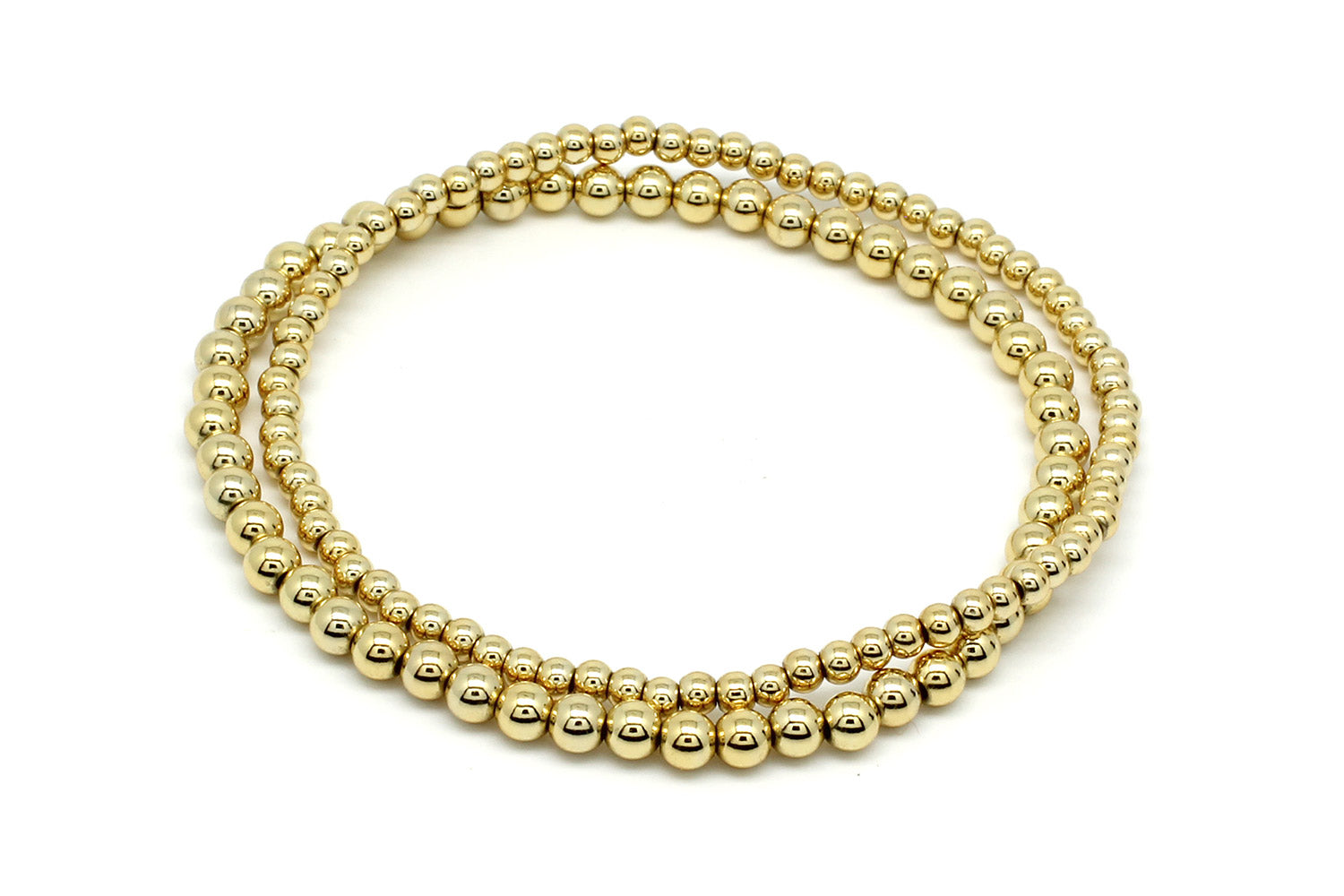 Sumatra Gold Stacking Bracelets - Boho Betty