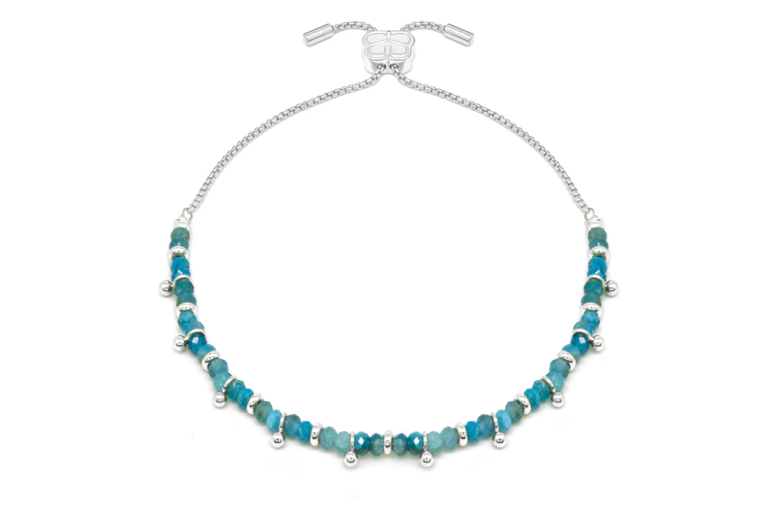 Harmony Apatite Silver Bracelet #color_silver