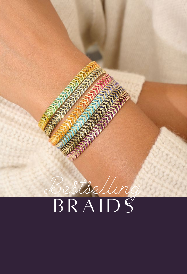 Colorful braided bracelets make amazing gifts for your loved ones, colourful christmas gift for her