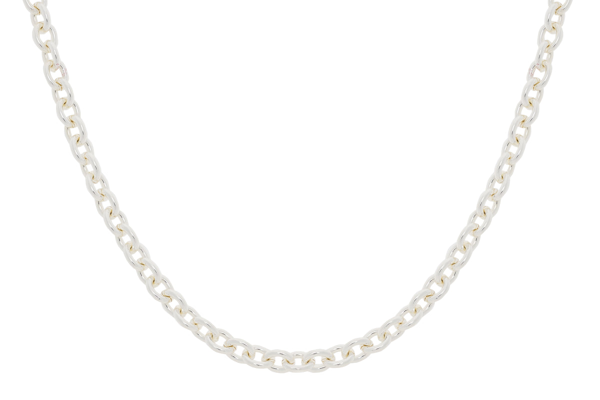 Crisar Chunky Silver Chain Necklace