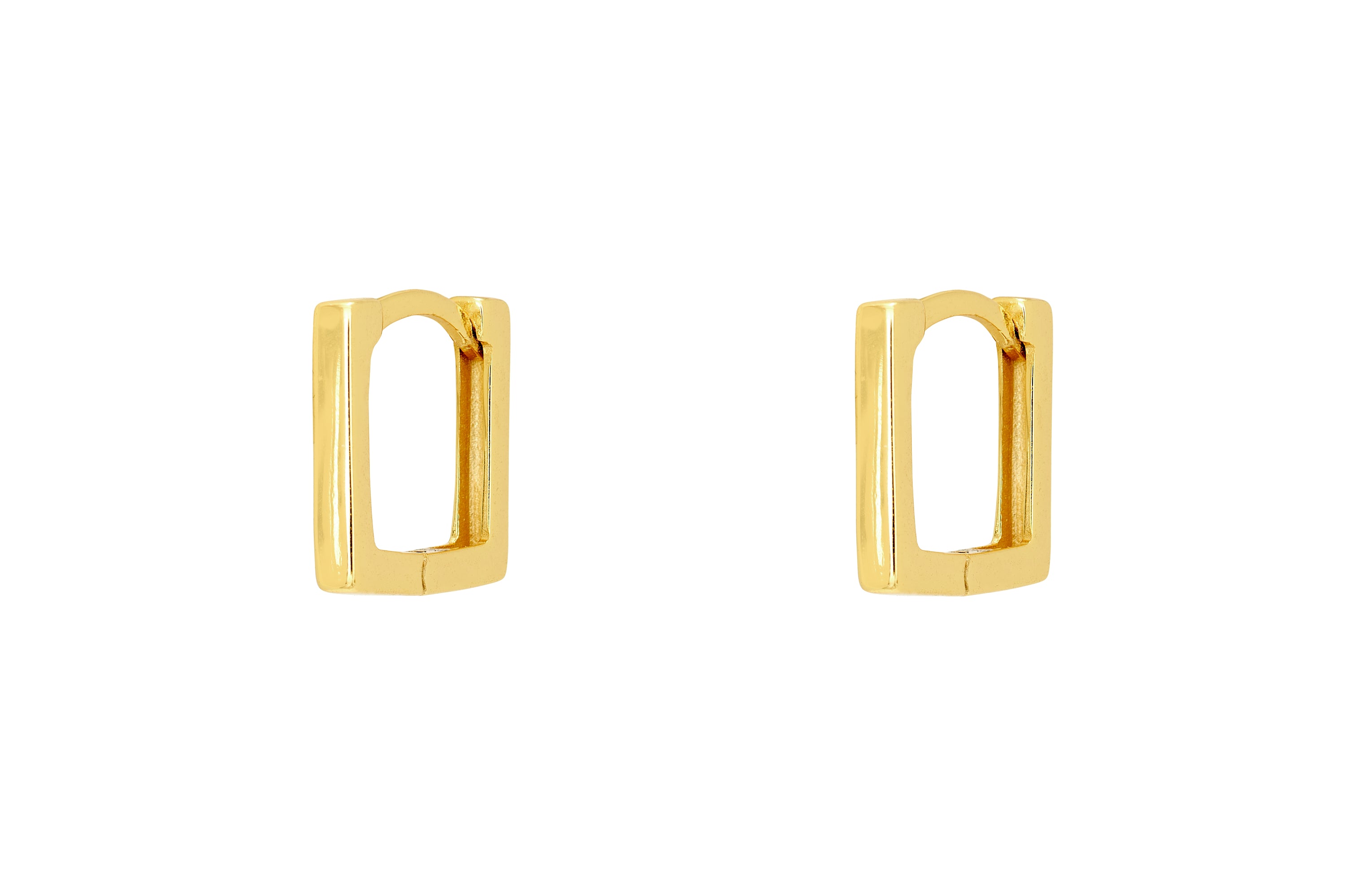 Ortega Gold Hoop Earrings#color_Gold