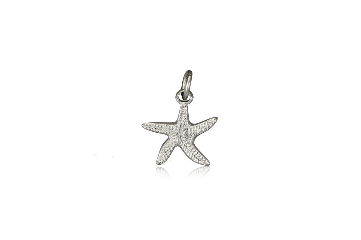 Maren Starfish Waterproof Silver Charm