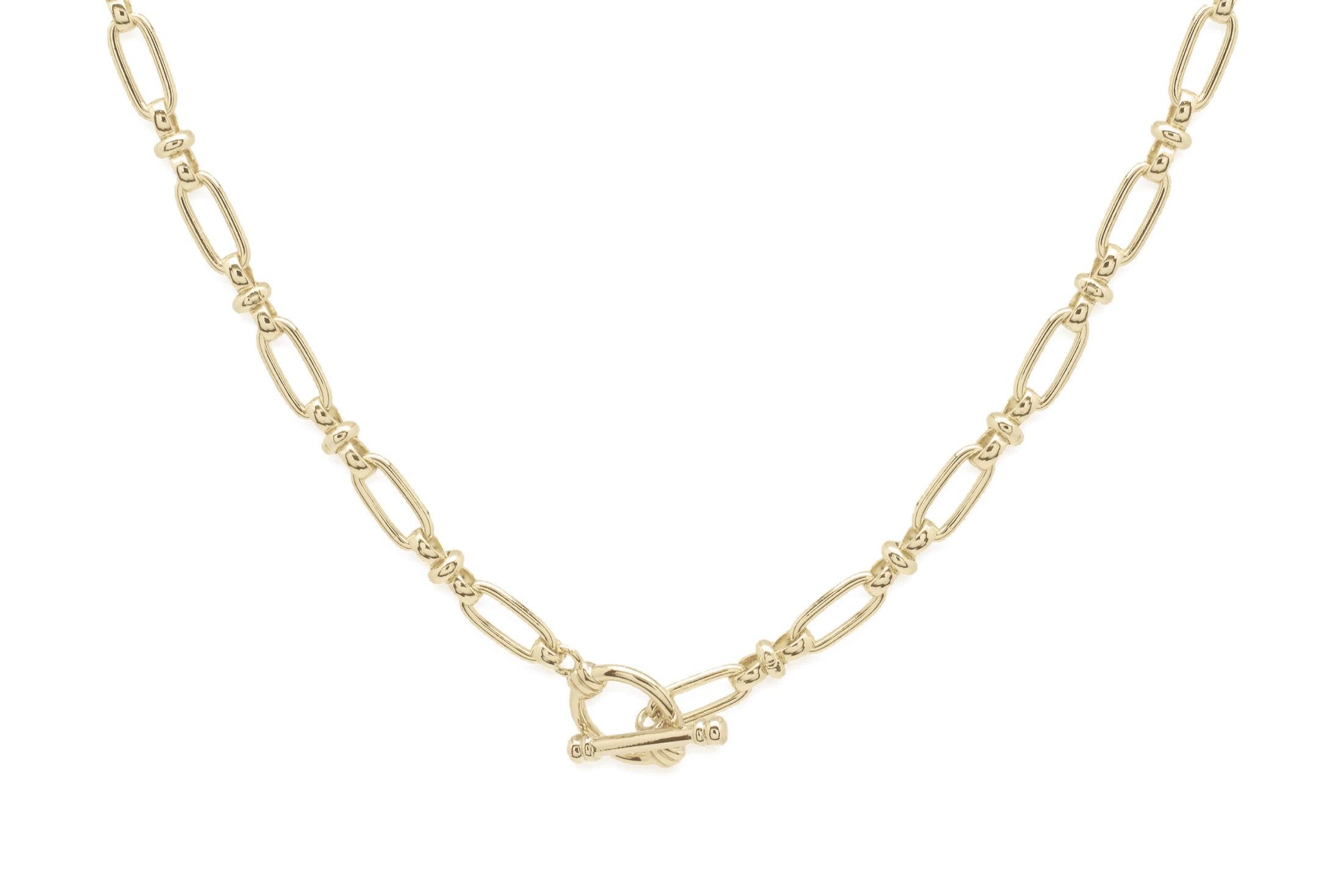 Cetus  T-Bar Chain Necklace - Boho Betty