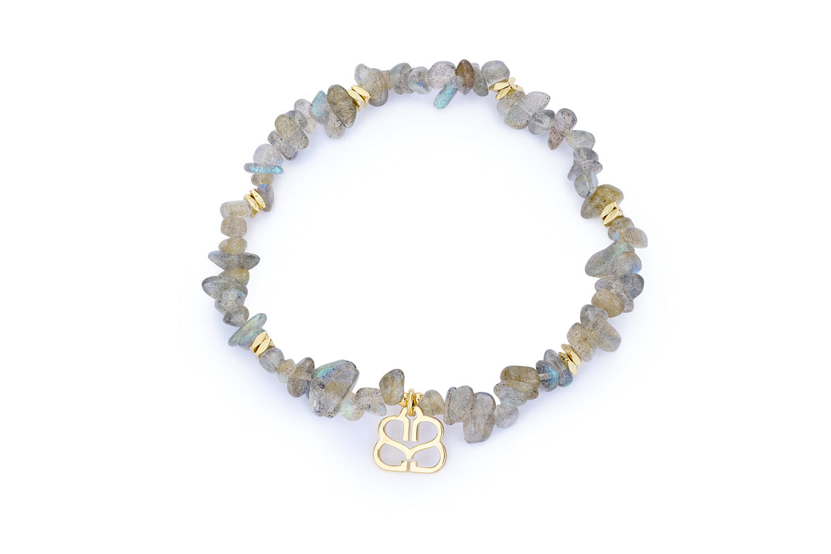 Sana Gold & Labradorite Crystal Bracelet