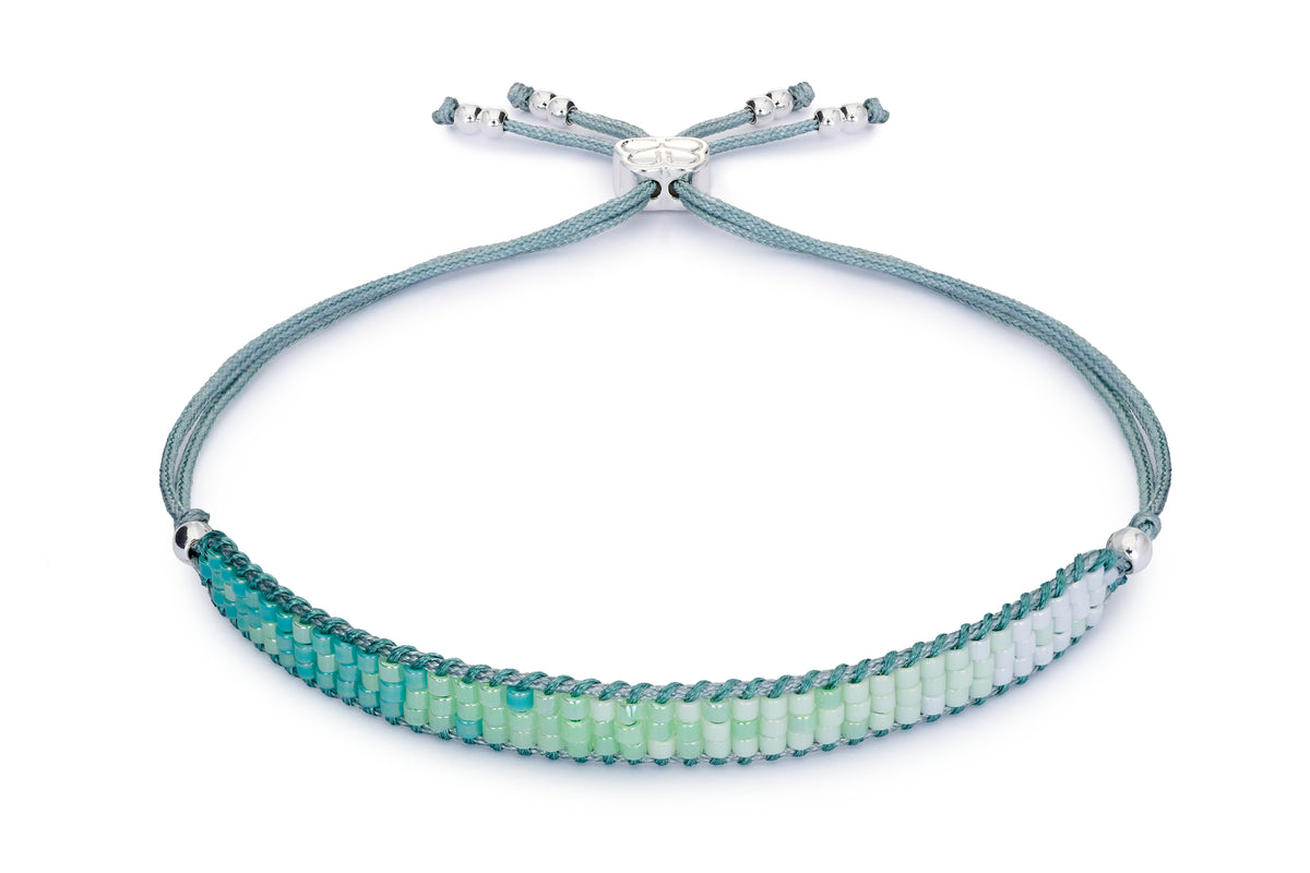 Senorita Turquoise Silver Friendship Bracelet