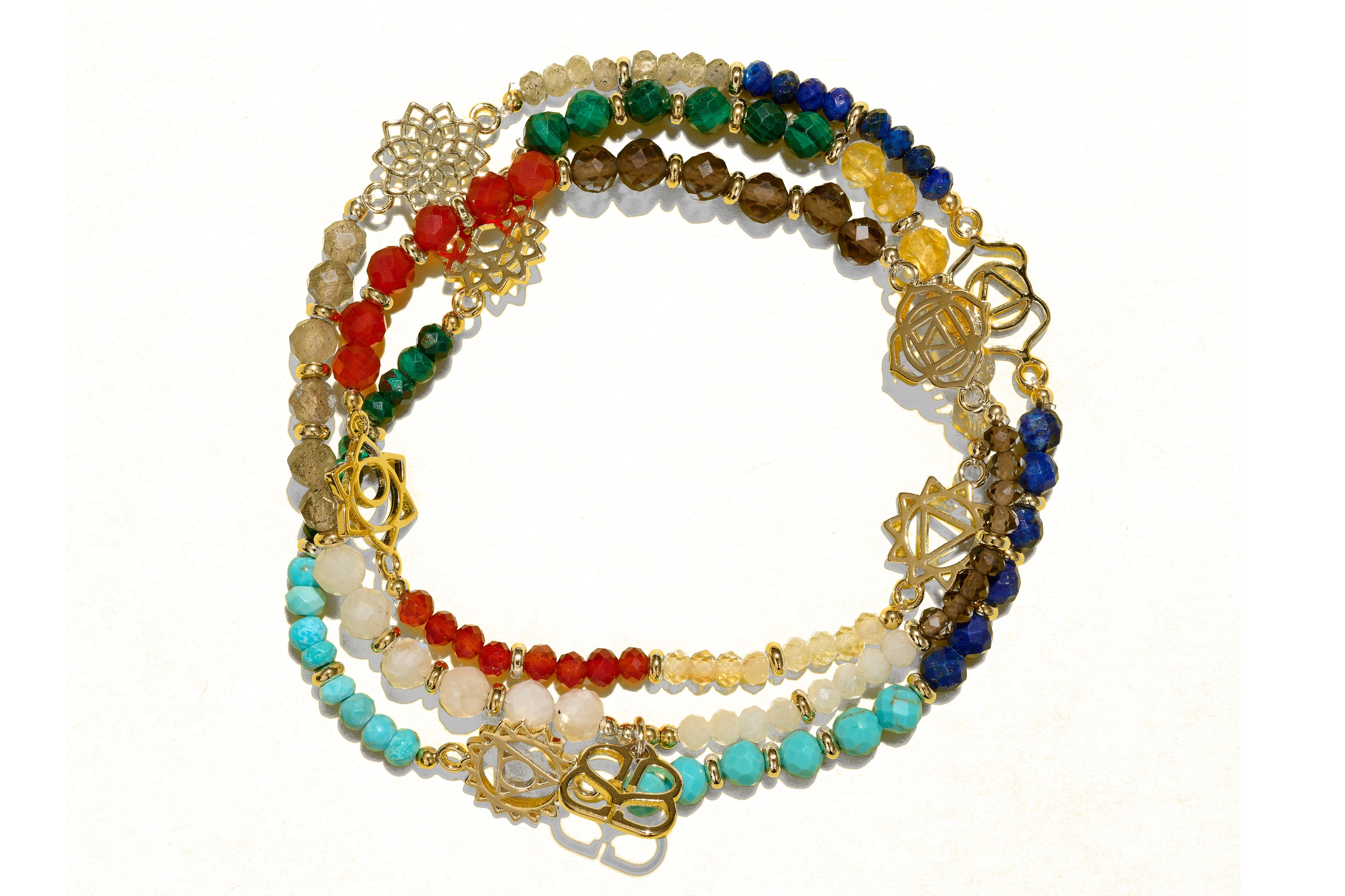 Sphere 2 Way Necklace/Bracelet Gold Multi #color_Gold