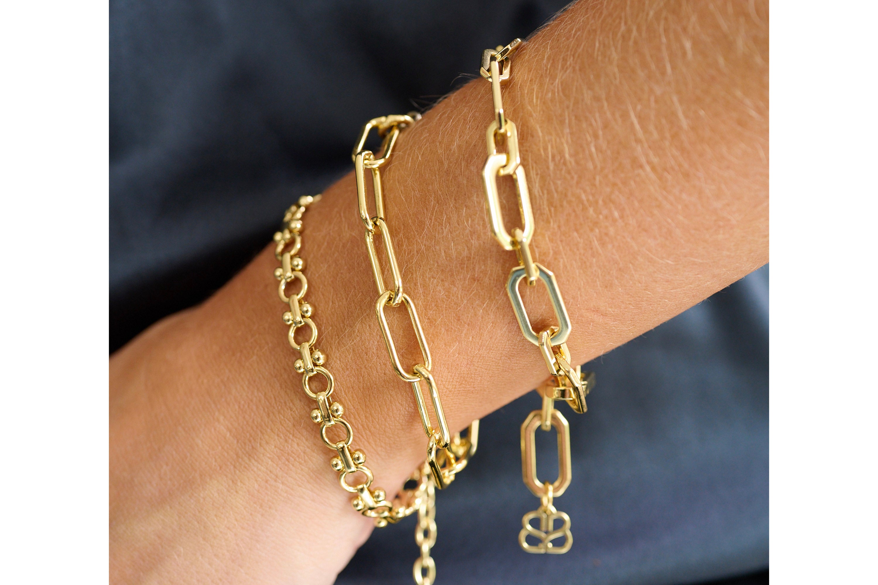 Ukelele Gold Chain Bracelet - Boho Betty