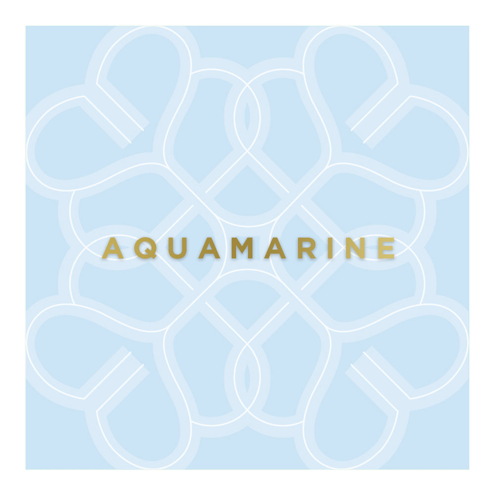 Aquamarine gemstone Collection | Feel good jewellery from Boho Betty