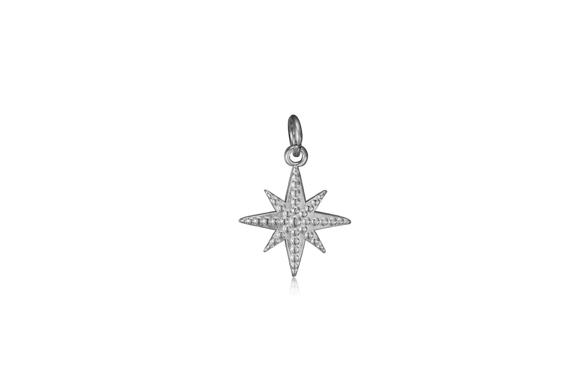 Zada Star Waterproof Silver Charm