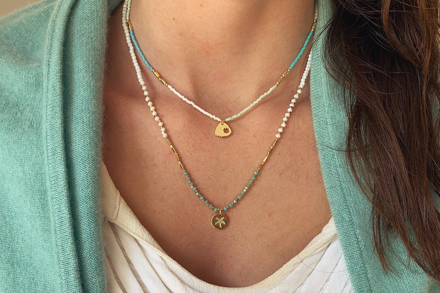 Mama Charm Necklace in Gold | Lisa Angel