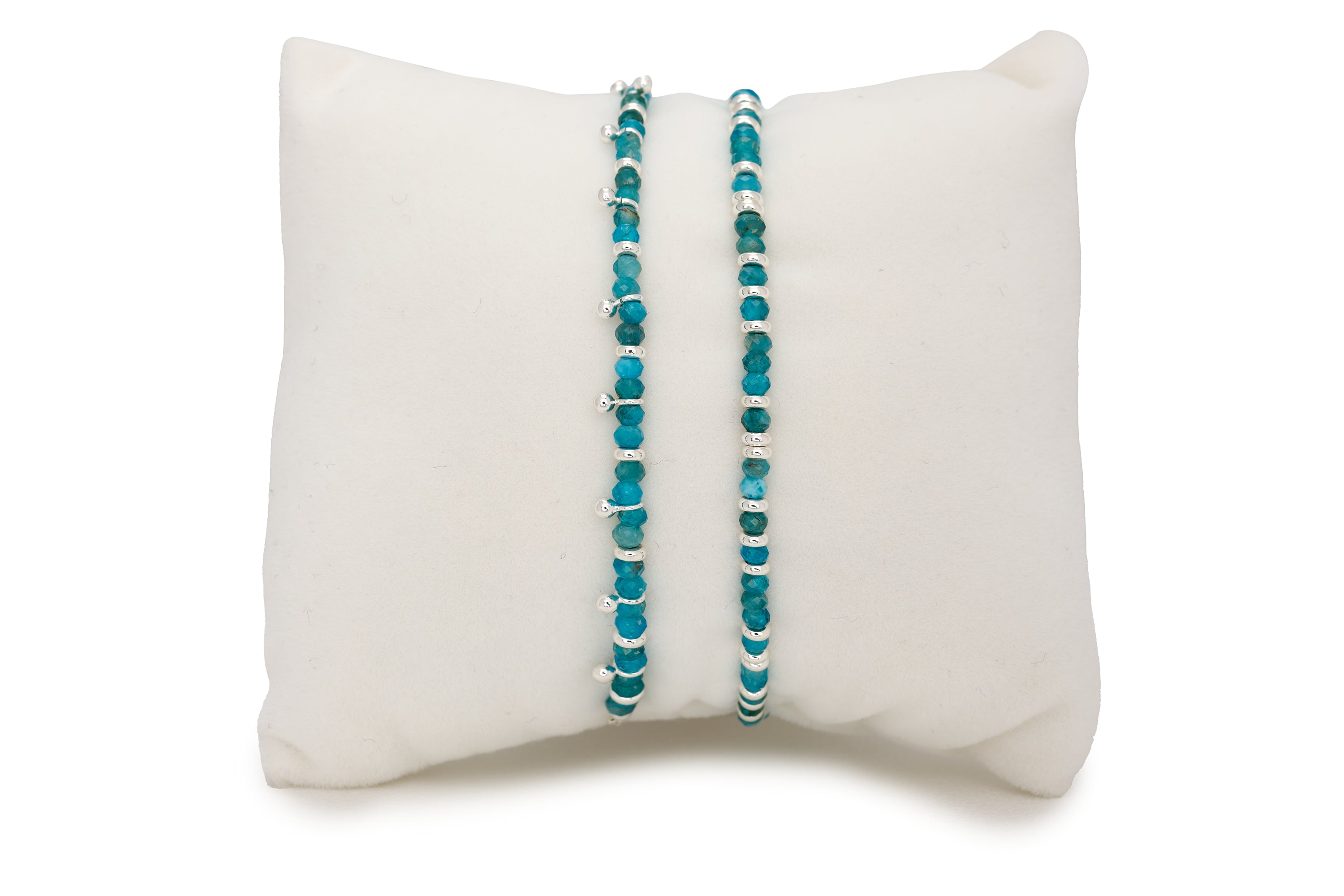 Serenity Apatite Bracelet Stack - Boho Betty