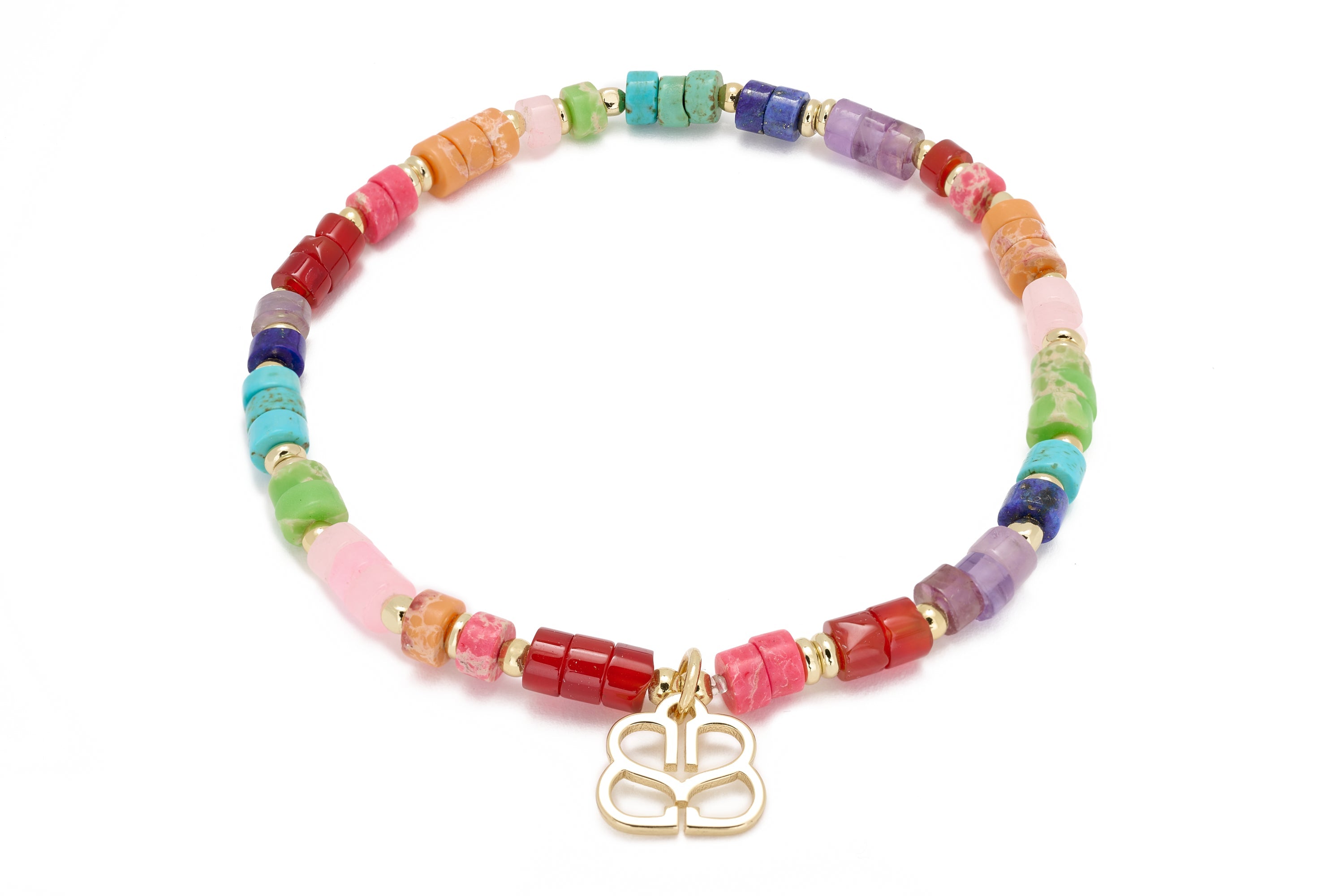 Breeze Multi Gemstone Bracelet #color_gold