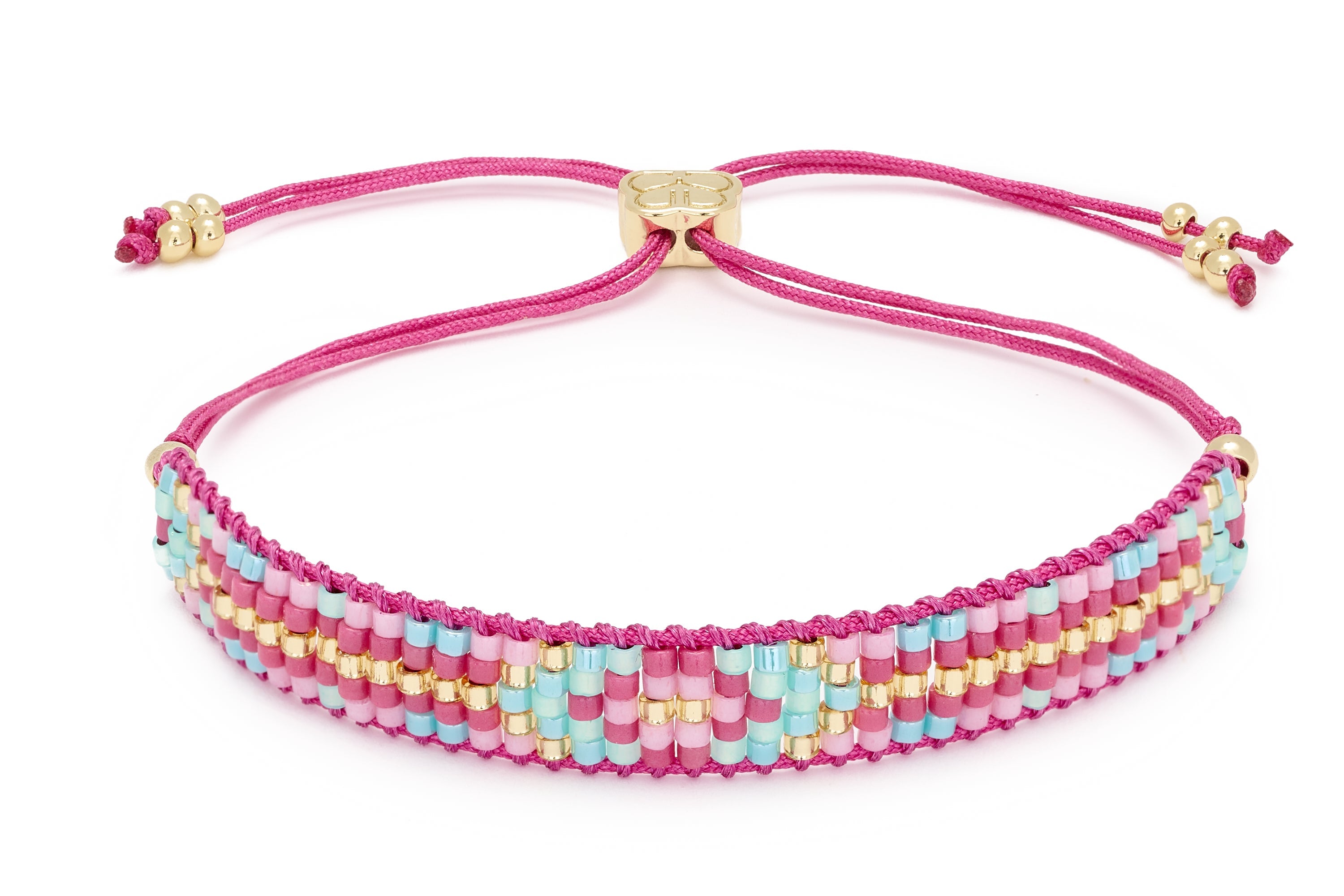 Fantasy Pink Friendship Beaded Bracelet - Boho Betty