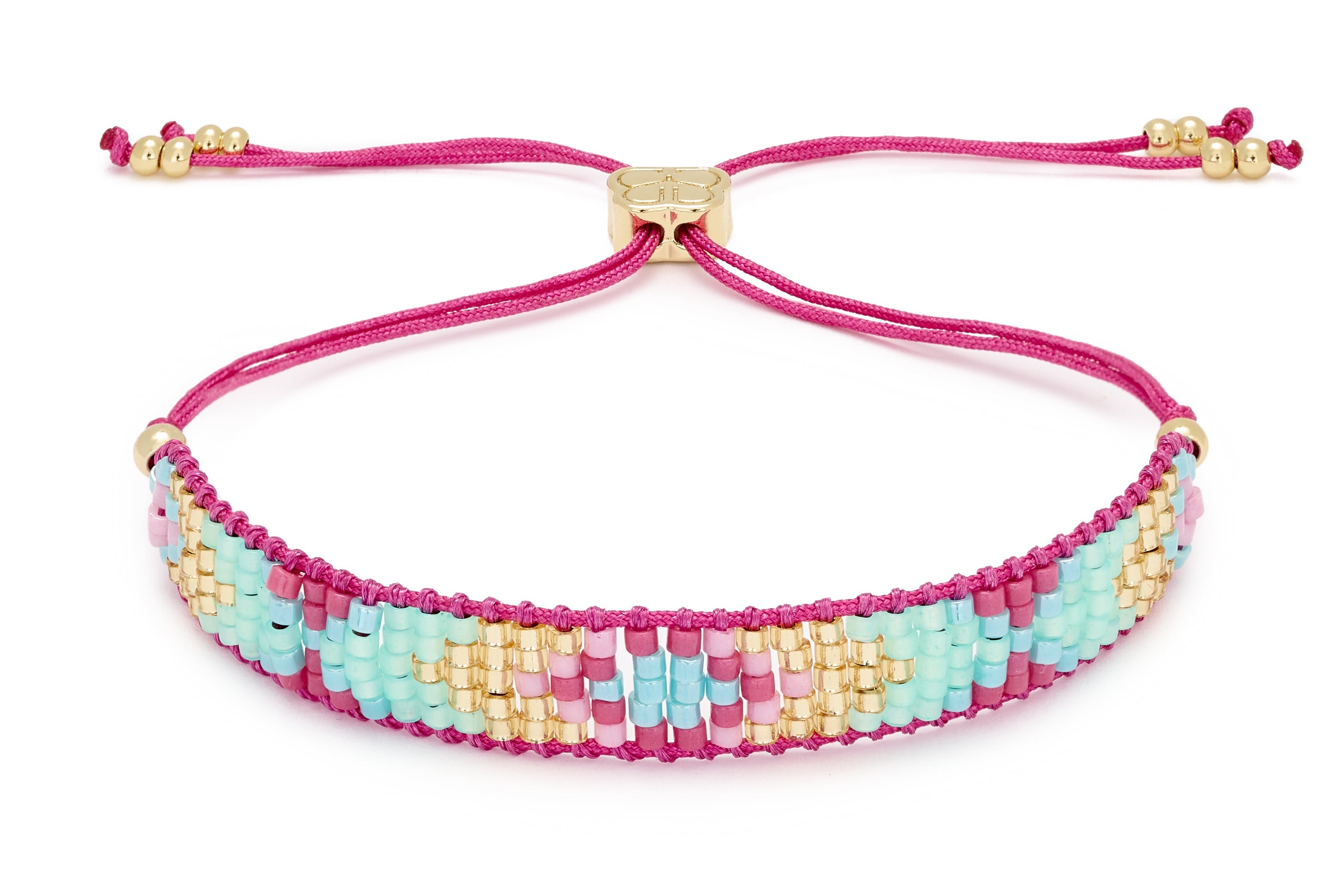 Magic Pink Friendship Beaded Bracelet - Boho Betty