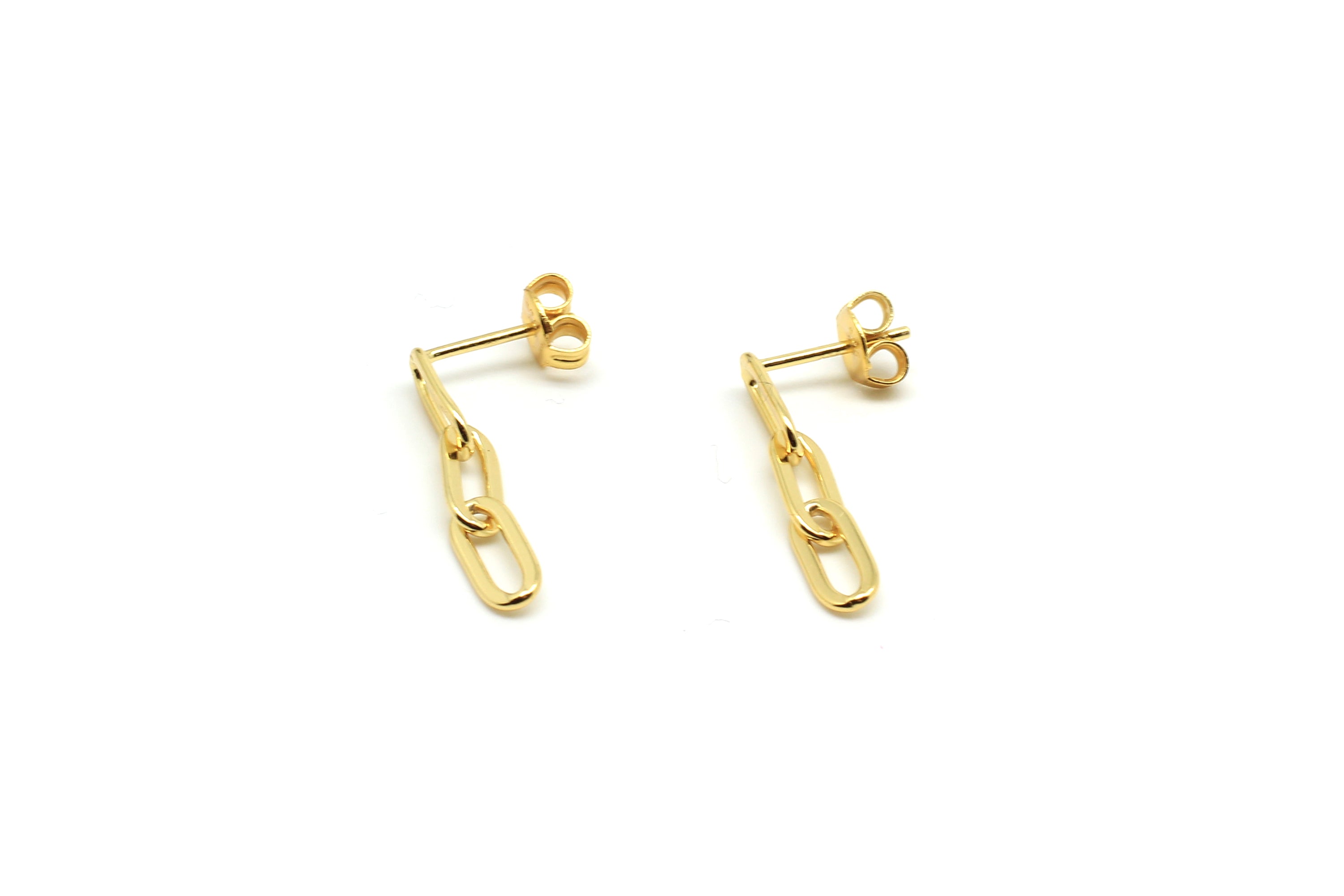 Boe Gold Chain Drop Earrings - Boho Betty