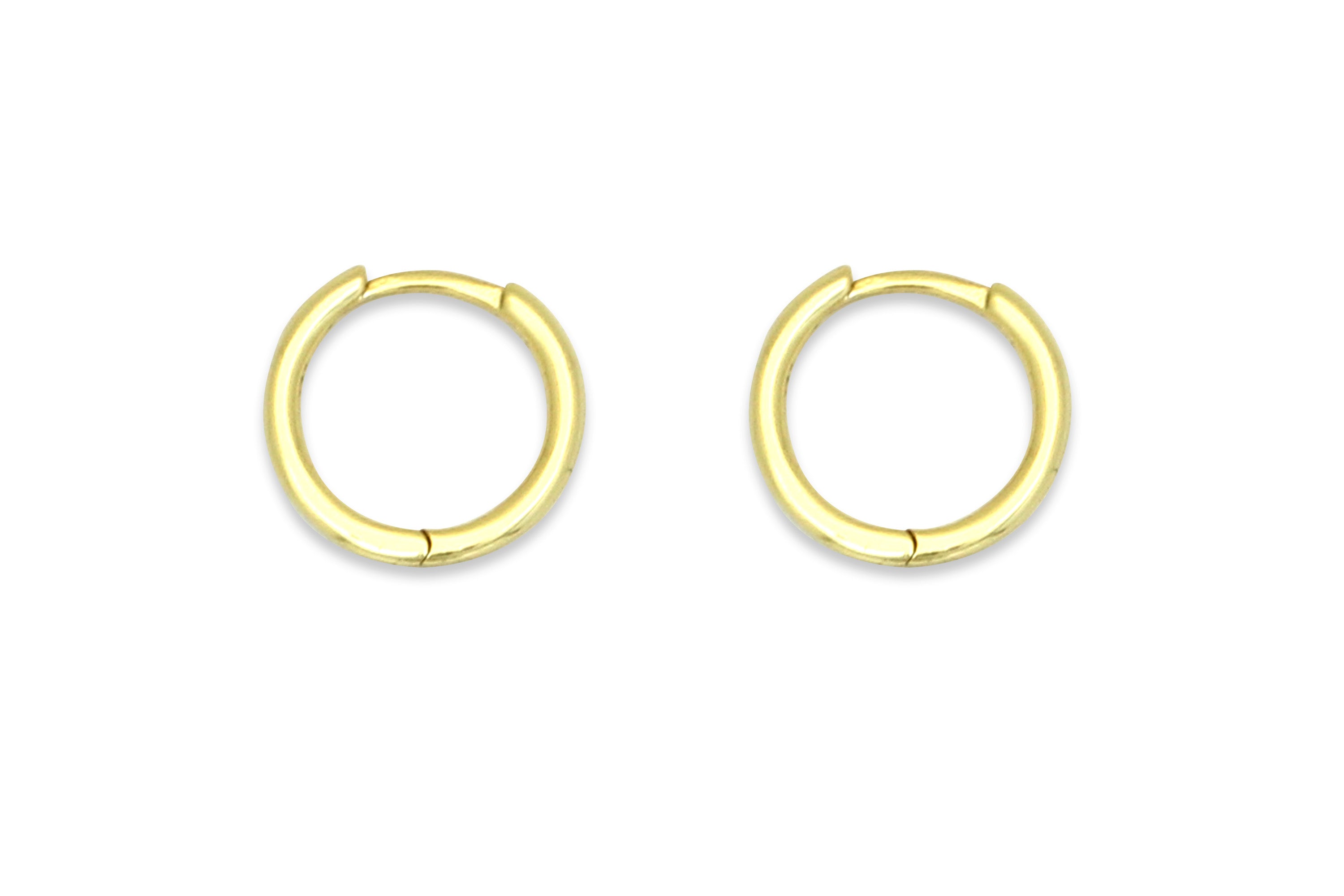 Plain huggie earrings discount