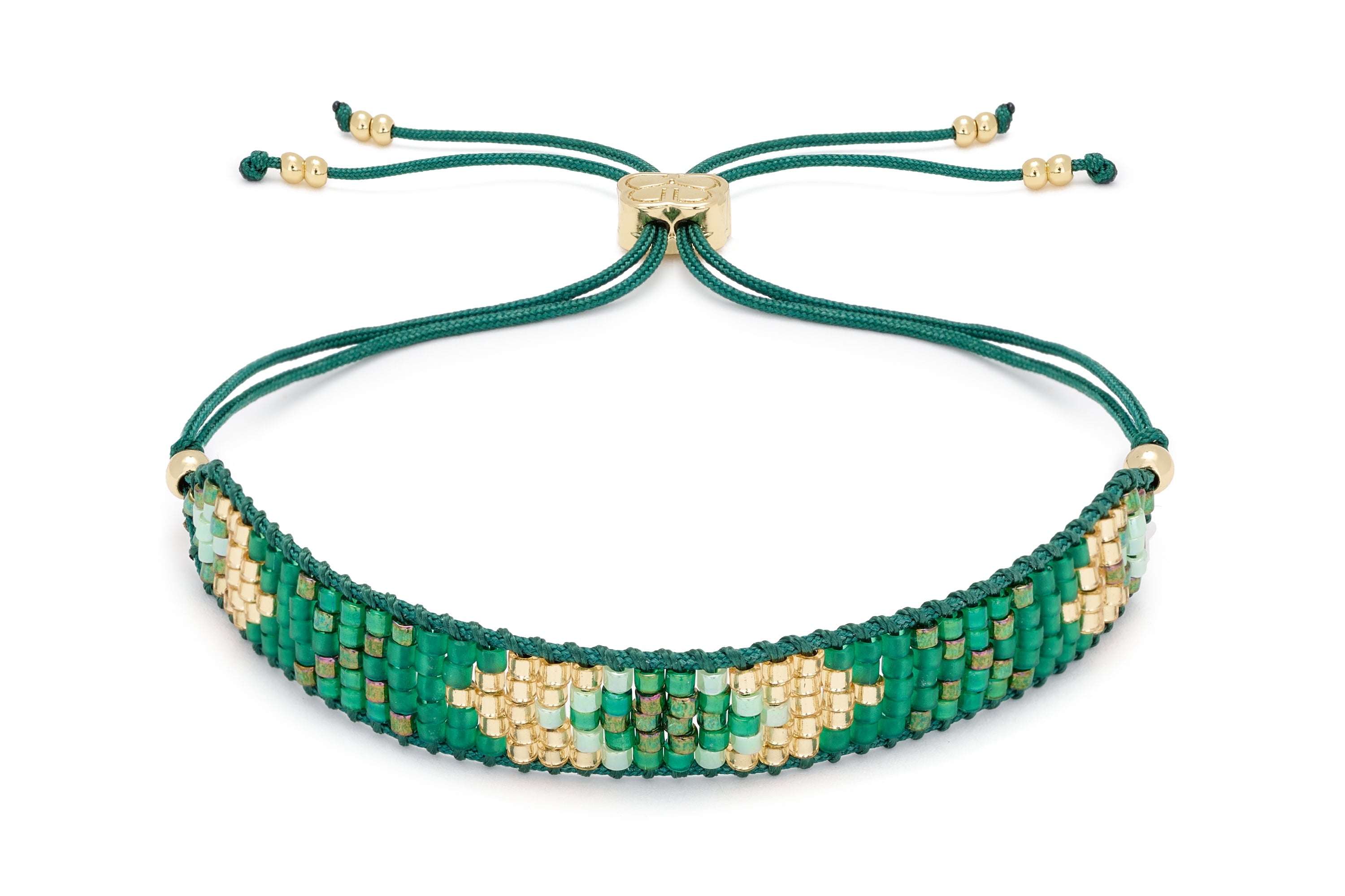 Magic Emerald Friendship Beaded Bracelet - Boho Betty