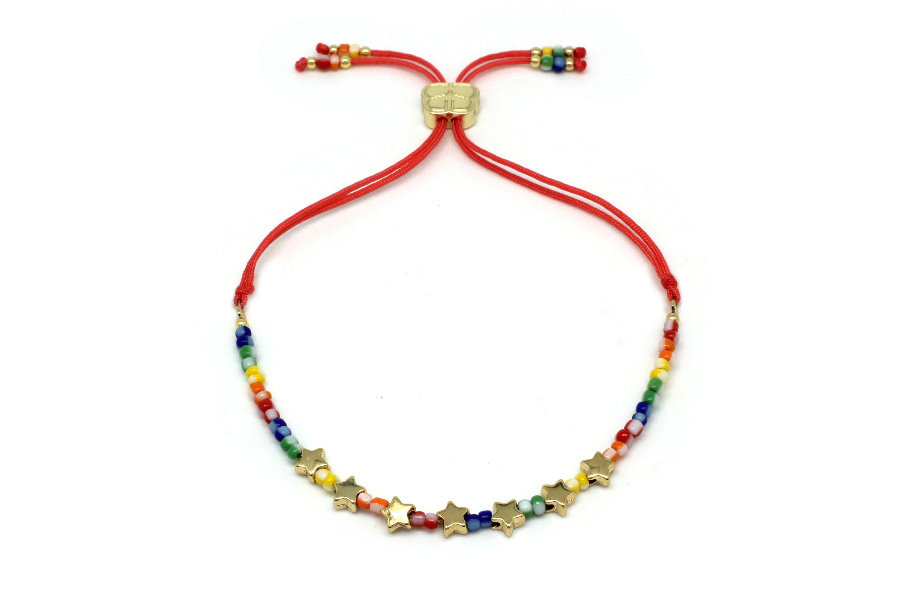 Angel Stars Multicoloured Friendship Bracelet - Boho Betty