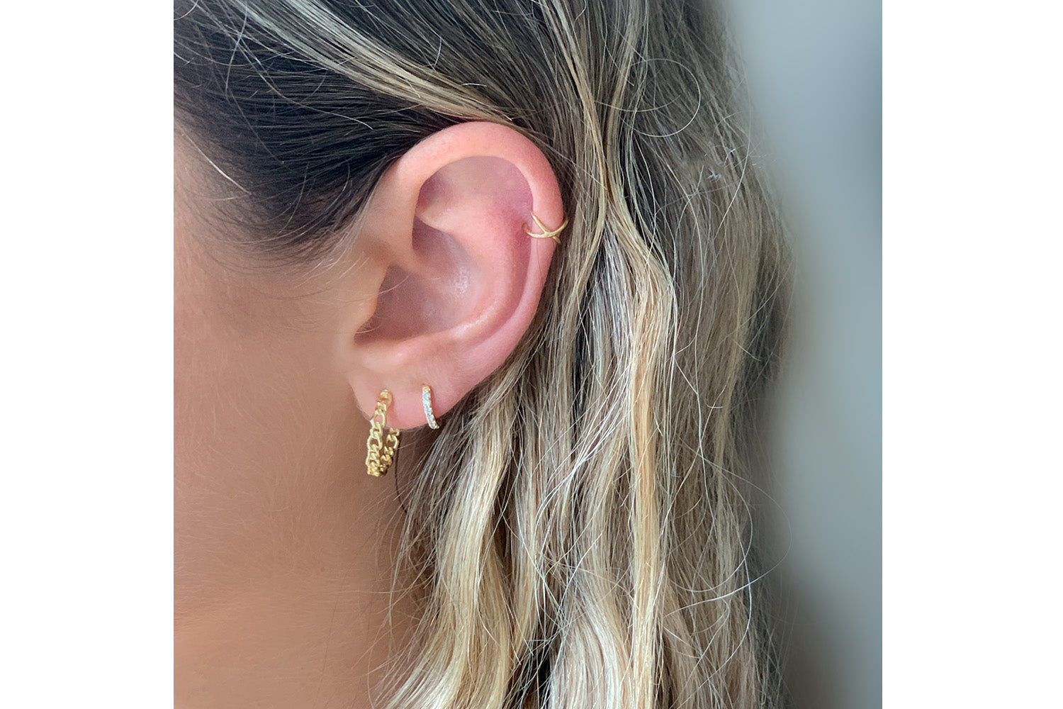 Shaye Gold Earring Cuff - Boho Betty