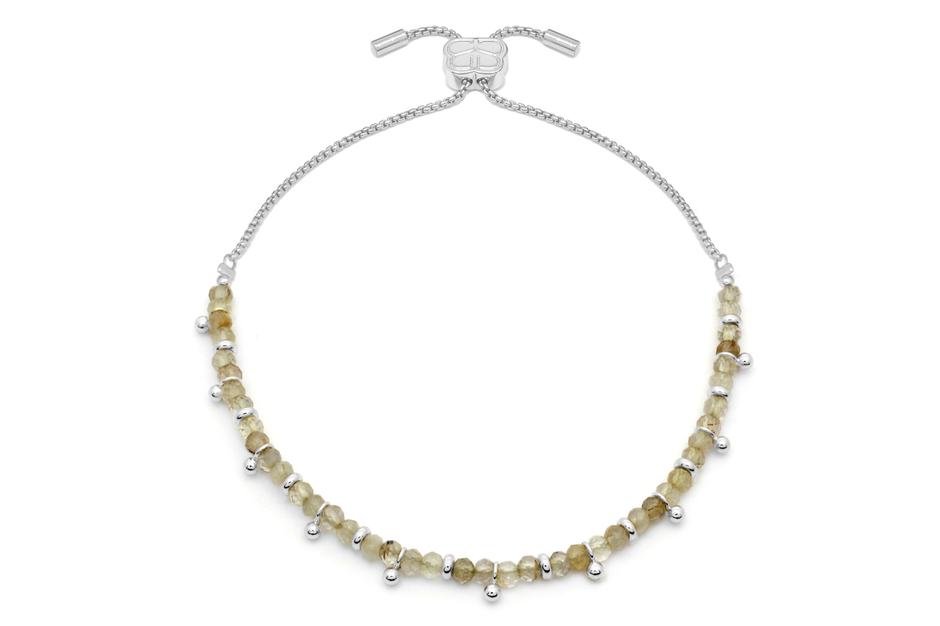Harmony Citrine Silver Bracelet