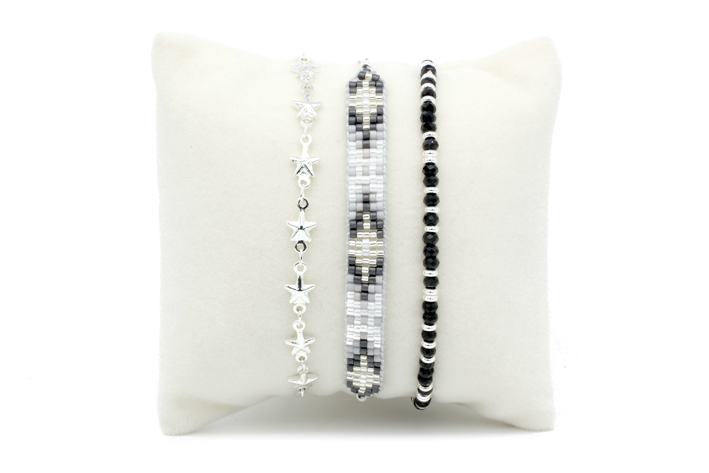 Ava Beaded Bracelet Stack - Boho Betty