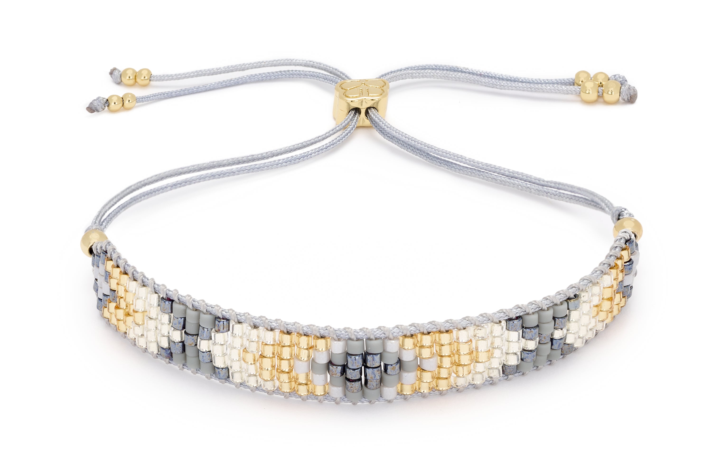 Magic Grey Friendship Beaded Bracelet - Boho Betty