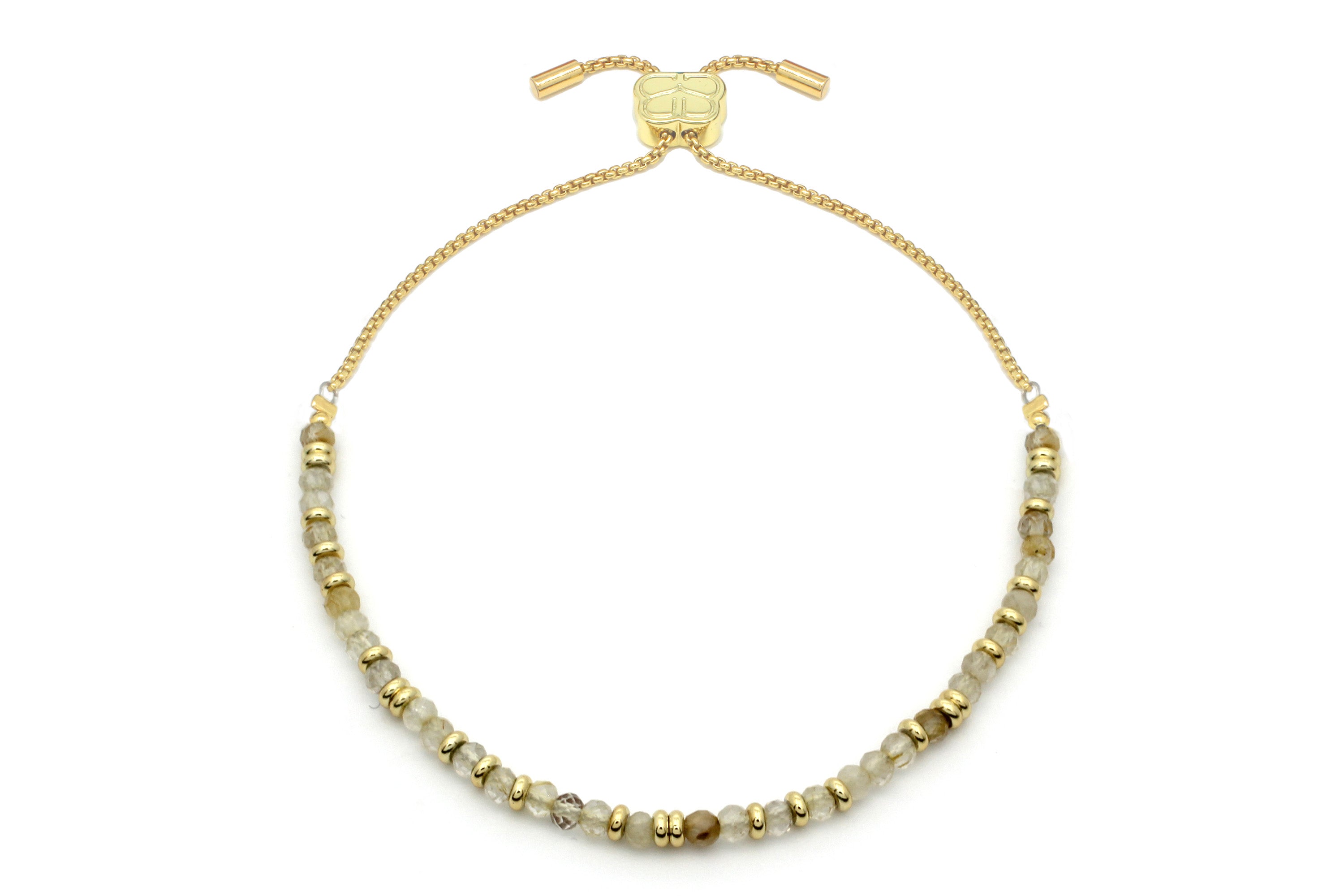 Mystical Citrine Gold Bracelet - Boho Betty