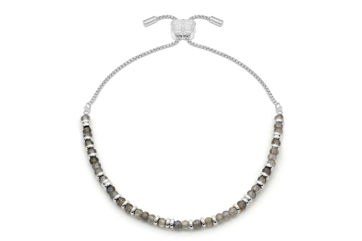 Mystical Labradorite Silver Bracelet