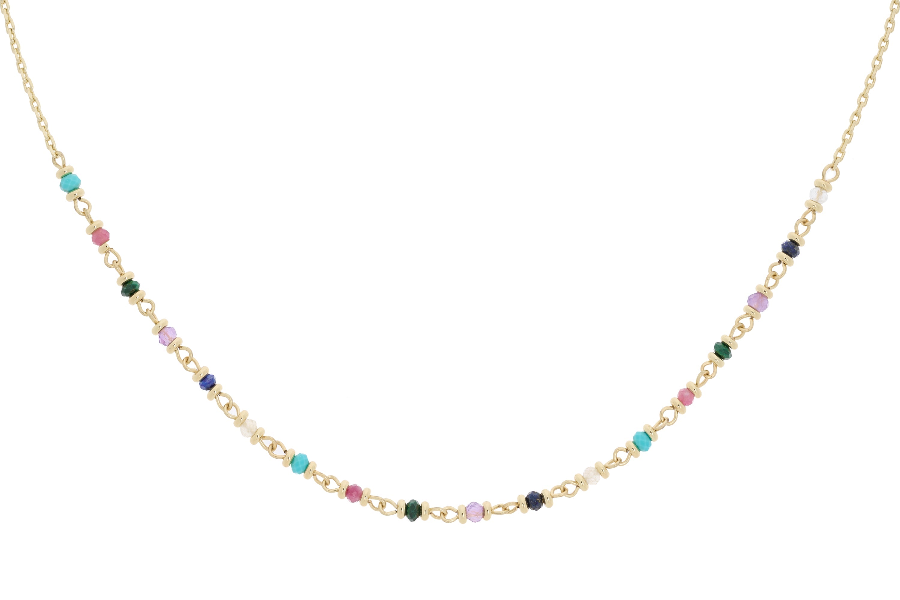 Panacea Candy Multi Gemstone Necklace - Boho Betty