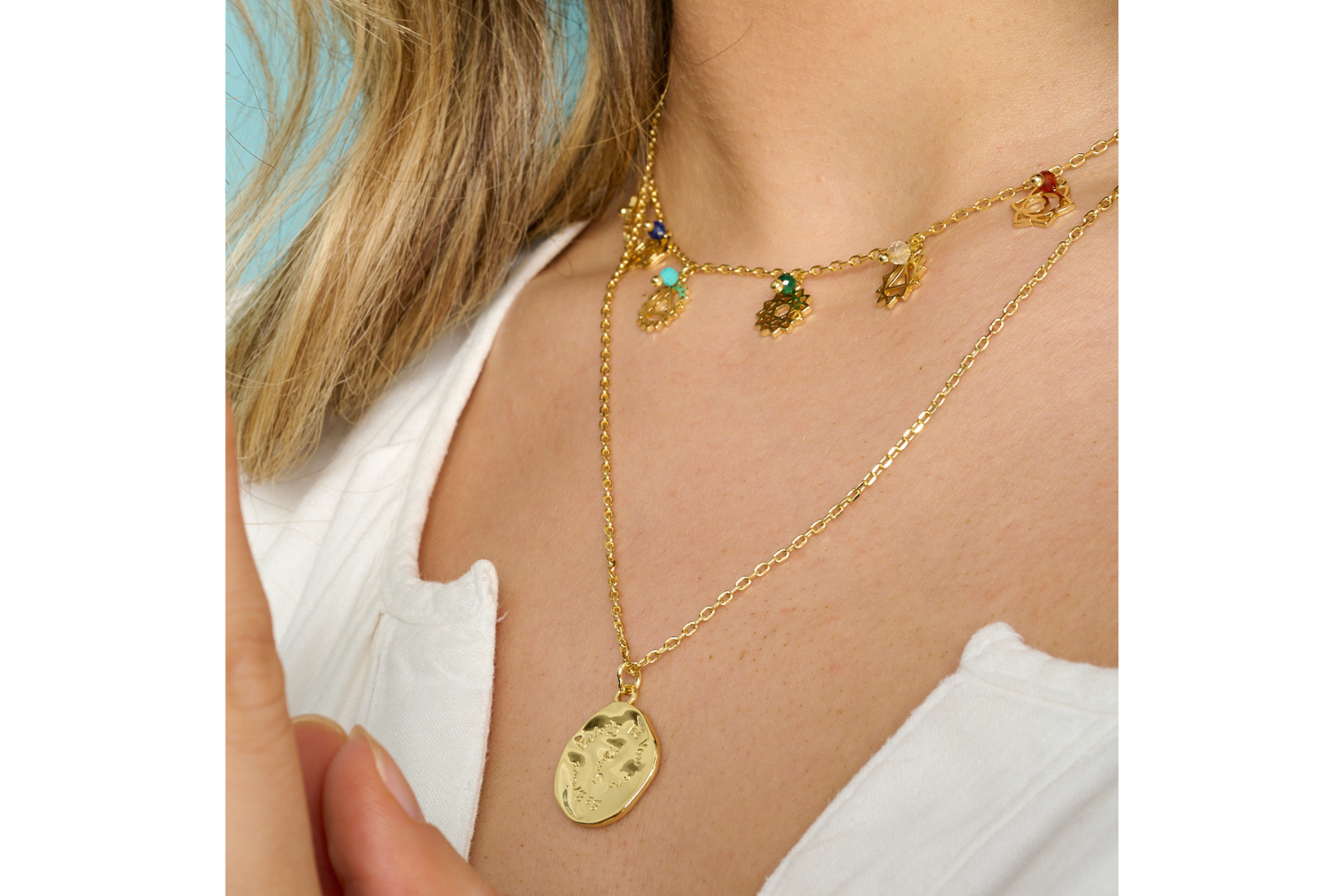 Gold 'Be You' Pendant Necklace - Boho Betty