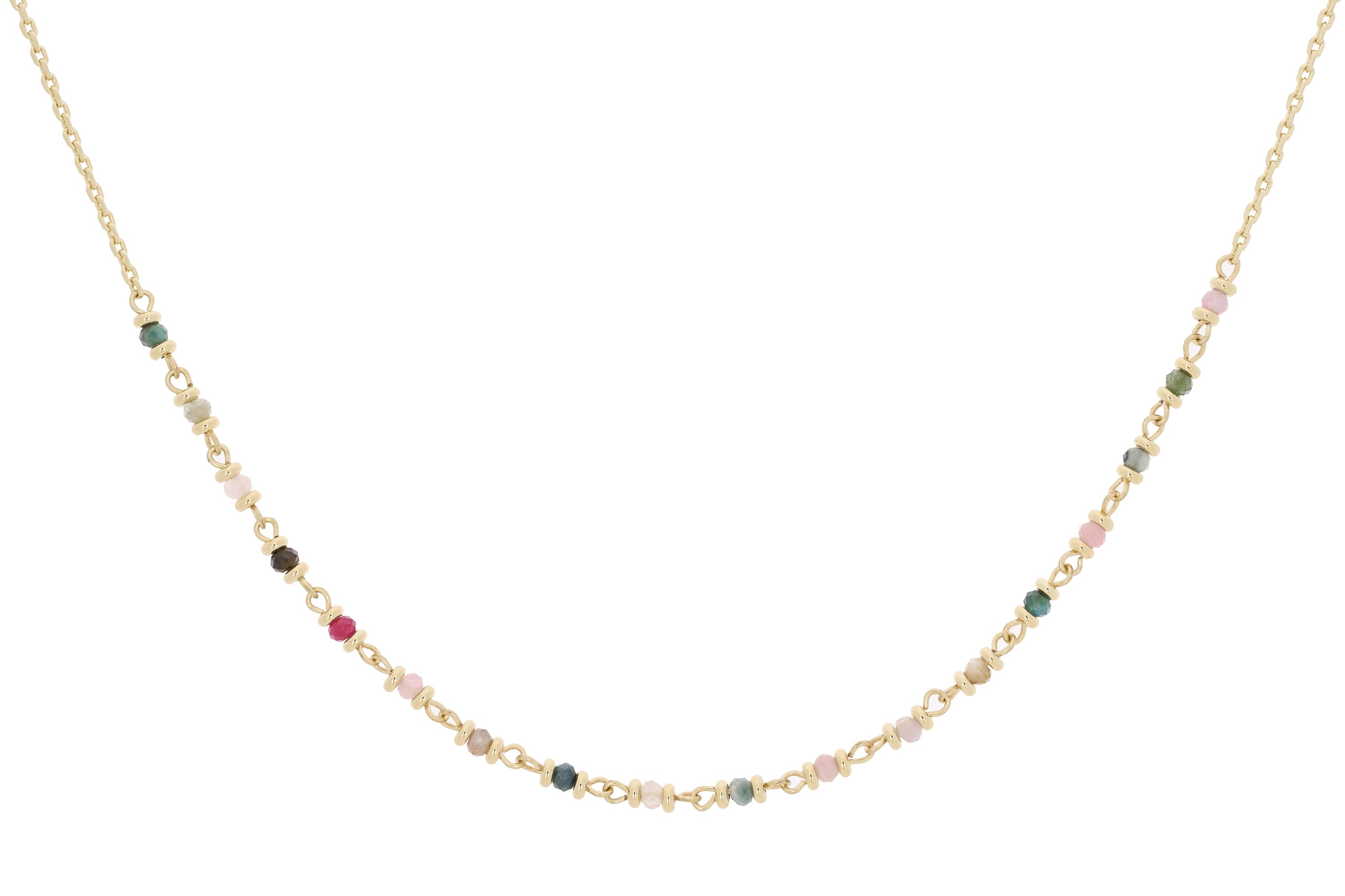 Panacea Tourmaline Gemstone Necklace - Boho Betty