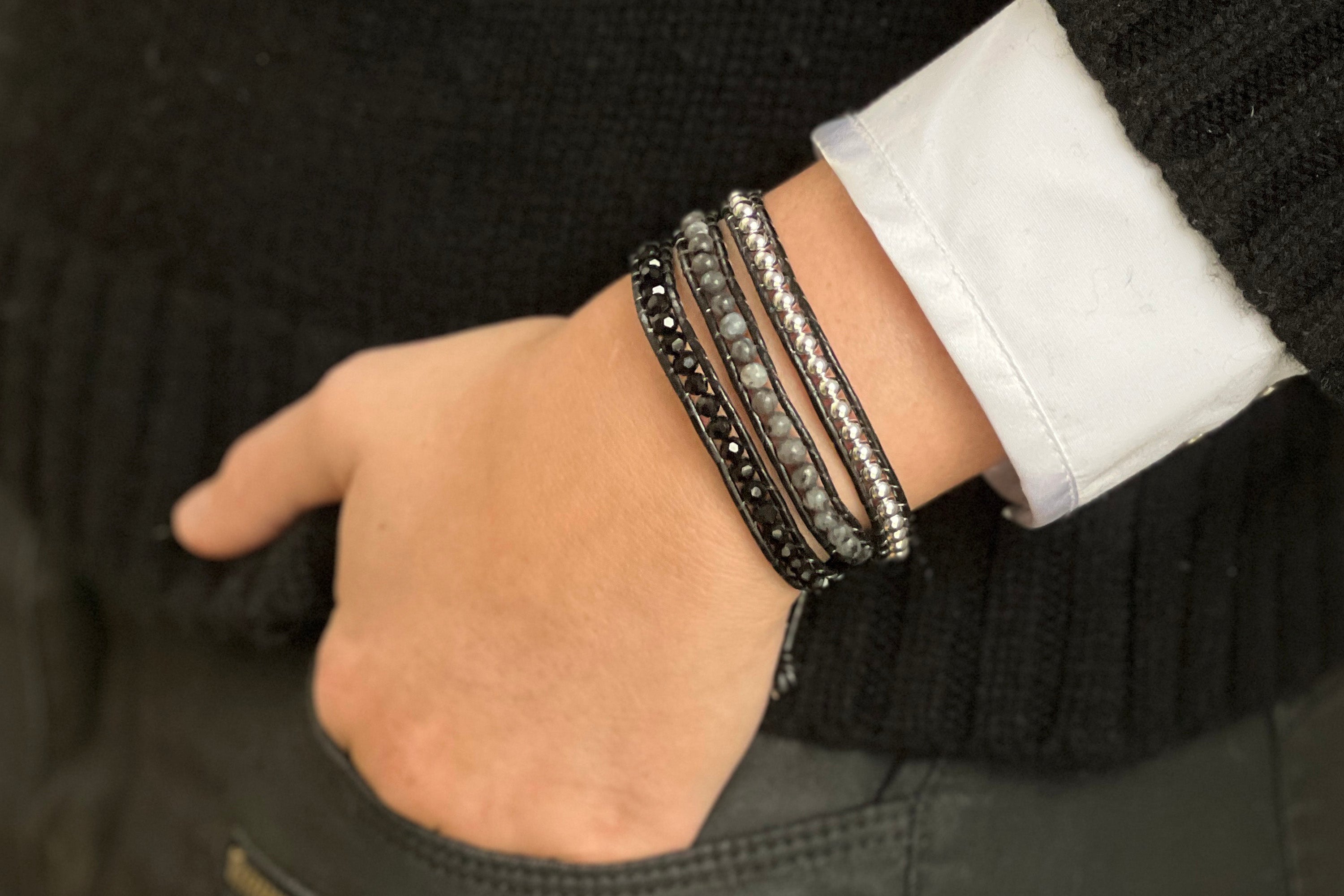 Moscow Leather 3 Wrap Bracelet - Boho Betty