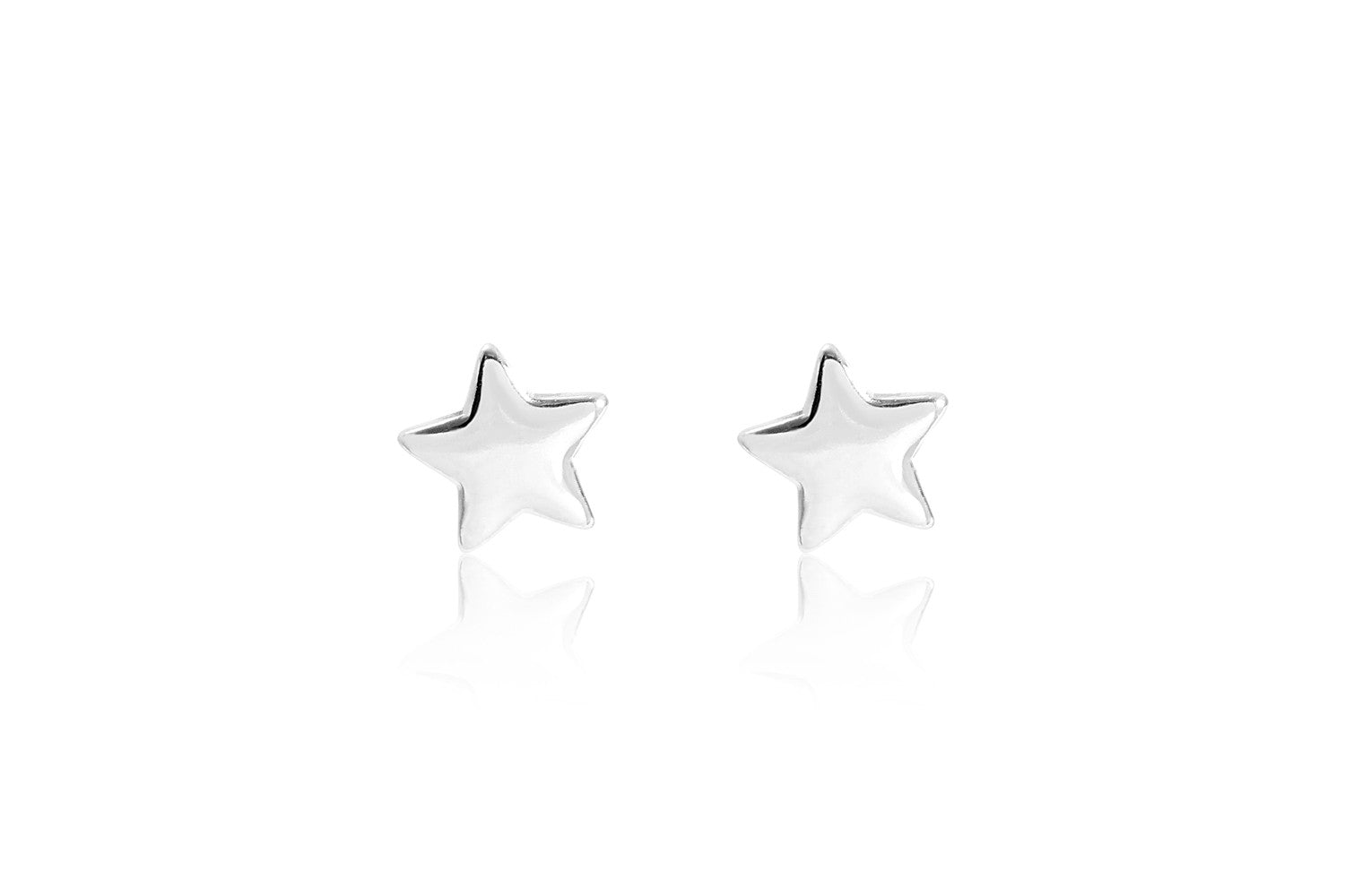 Star Sterling Silver Stud Earrings - Boho Betty