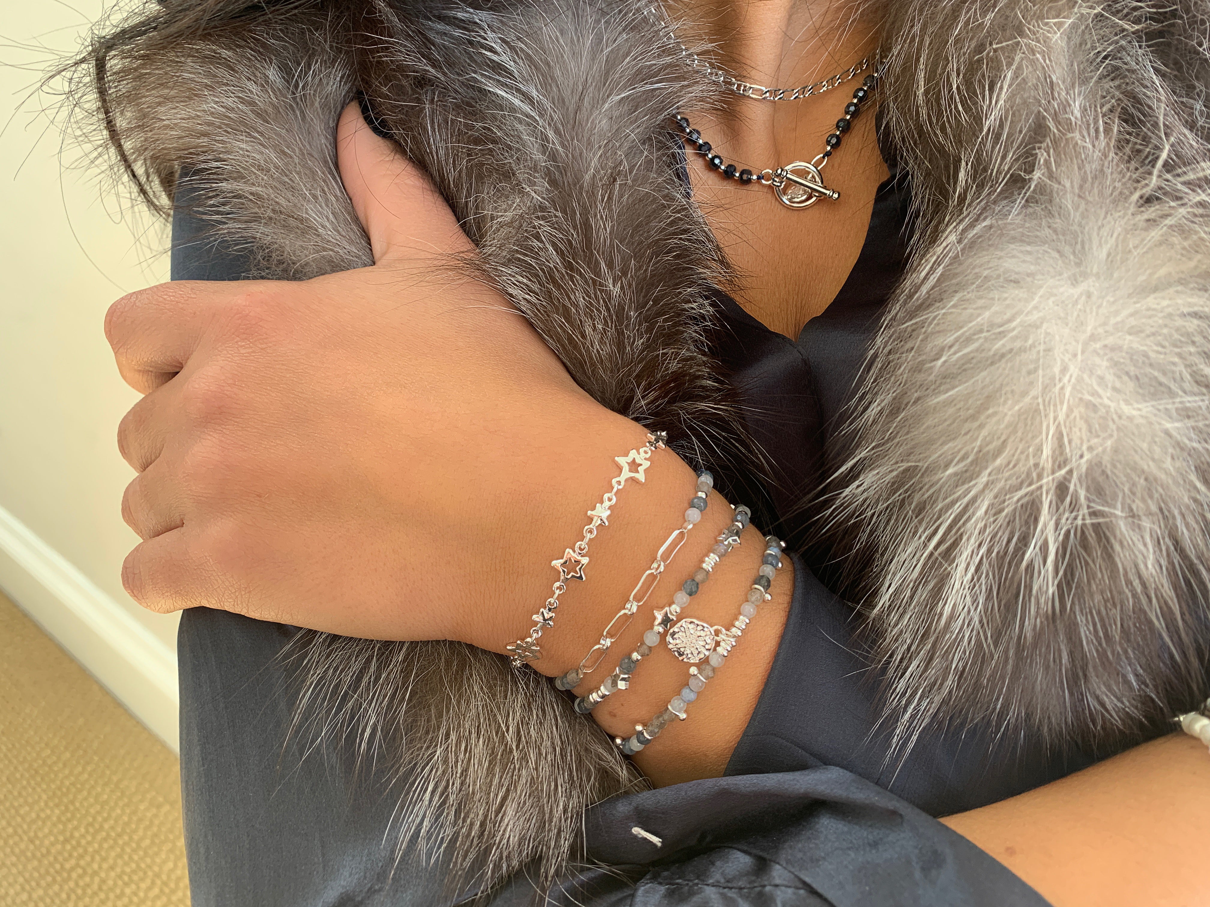 Hercules 3 Layer Bracelet Stack - Boho Betty
