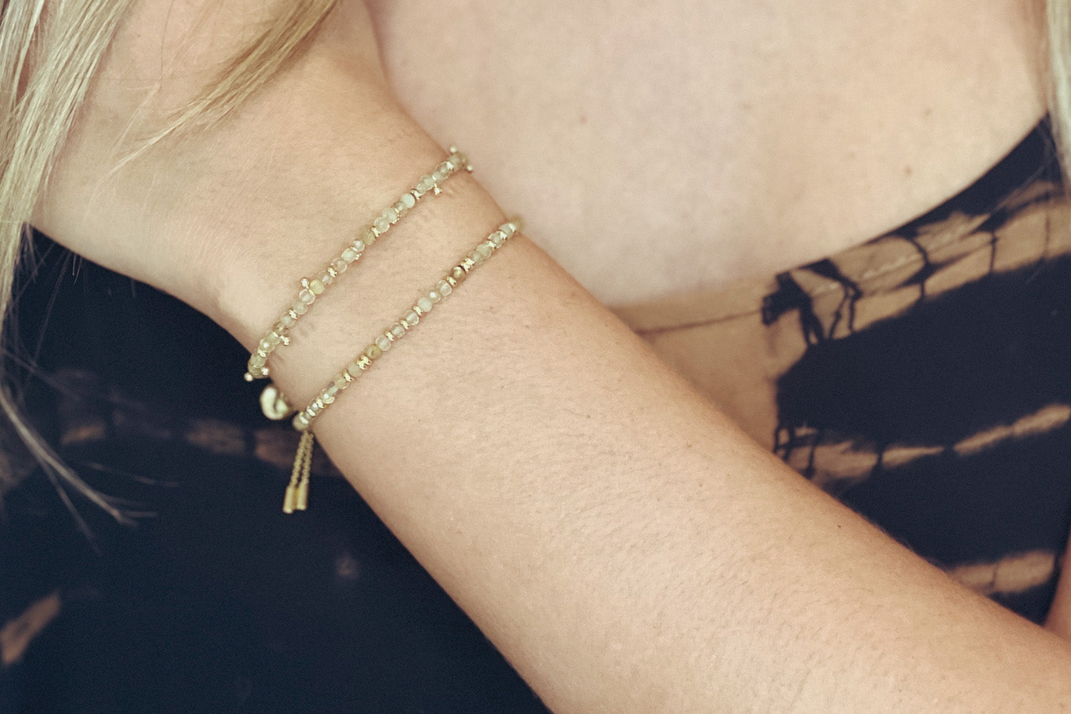 Serenity Citrine Bracelet Stack - Boho Betty