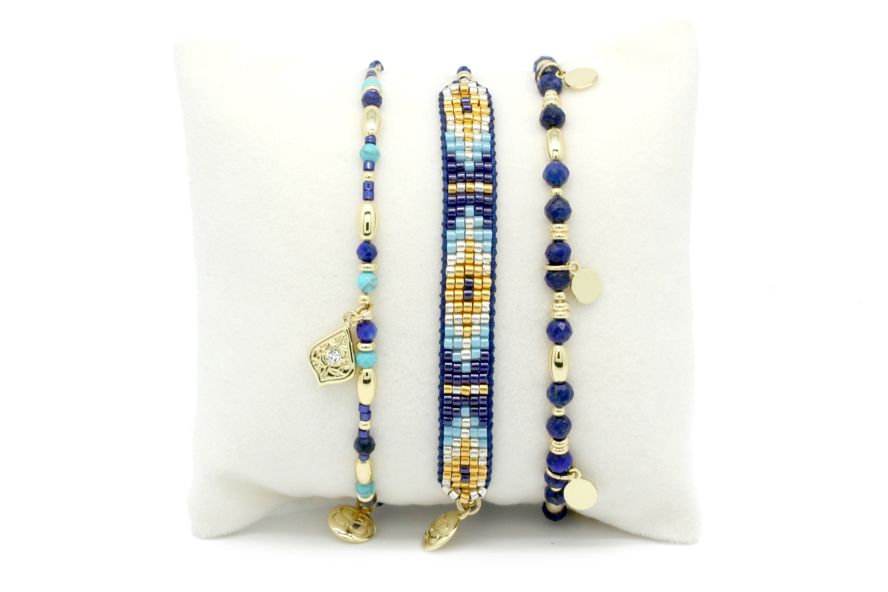 Nilam Bracelet Stack - Boho Betty