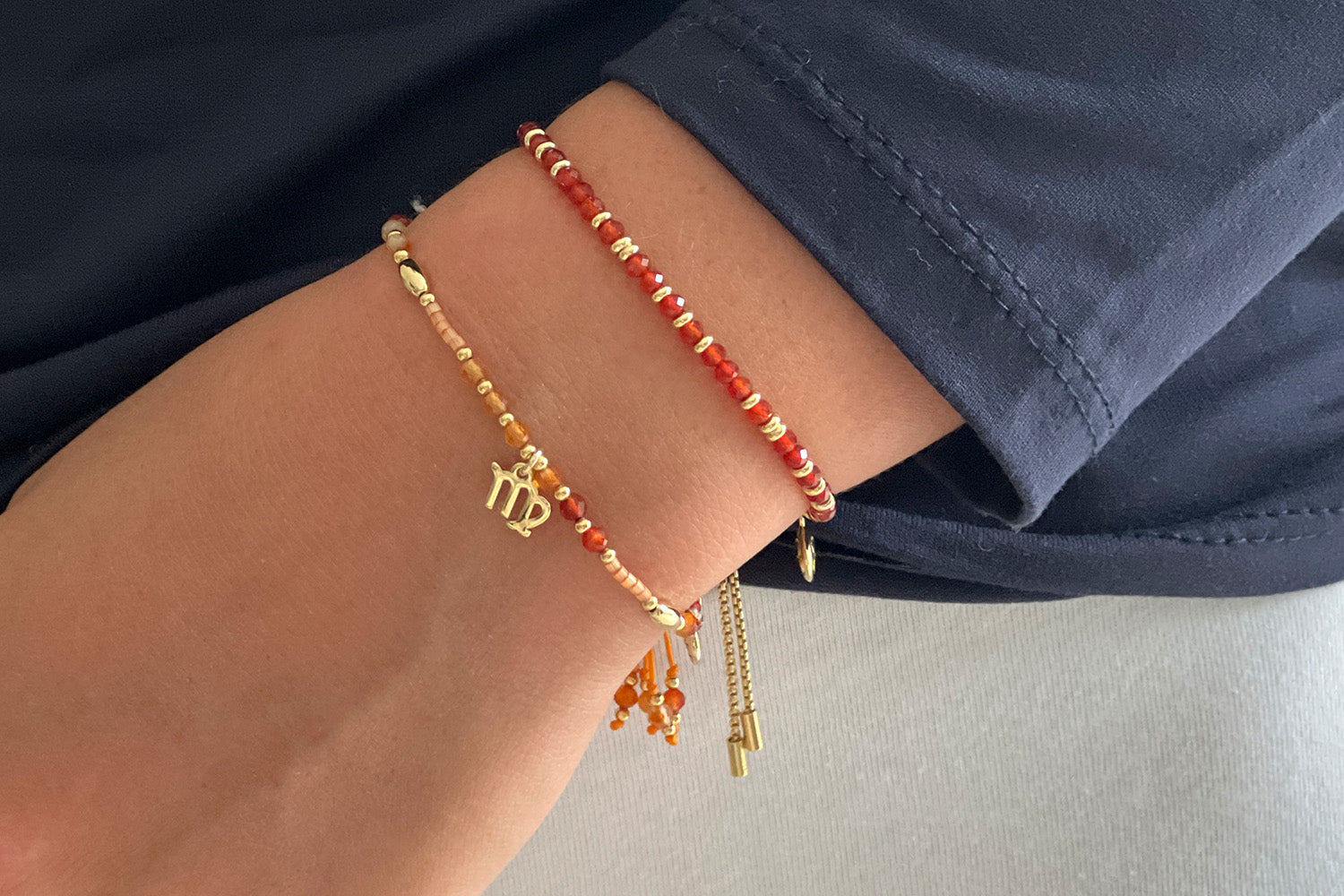 Zodiac Virgo Bracelet Stack - Boho Betty