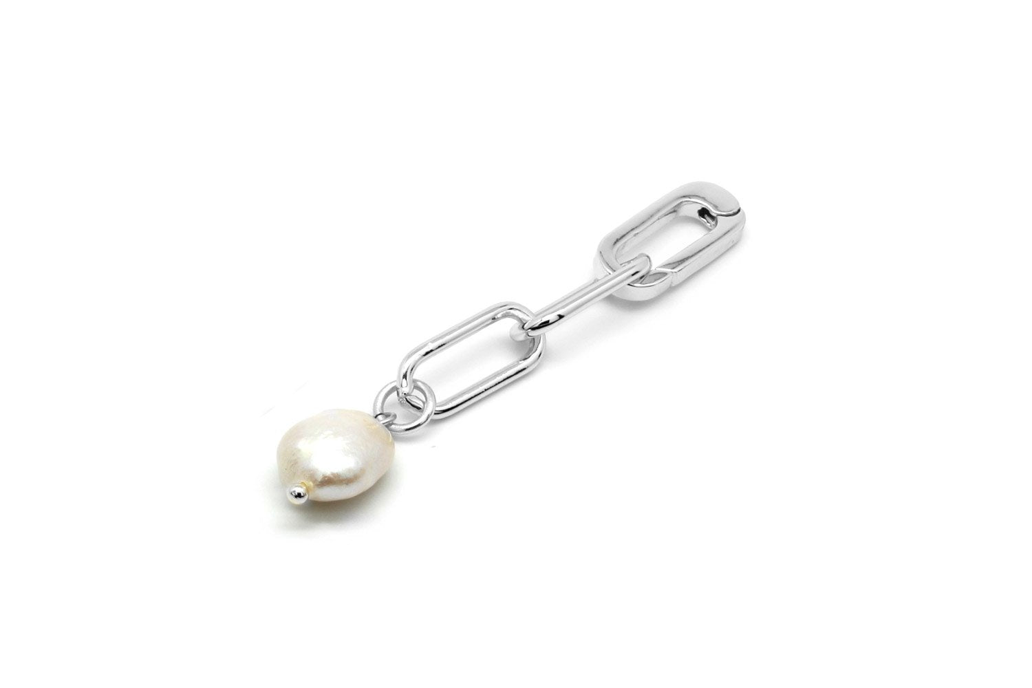 3 Link Silver Pearl Extender - Boho Betty