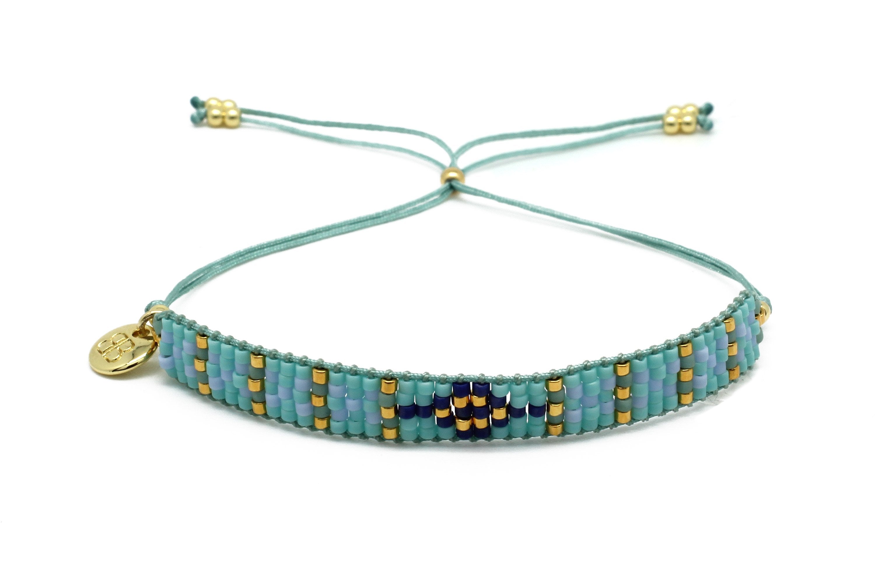 Matira Blue Beaded Friendship Bracelet - Boho Betty