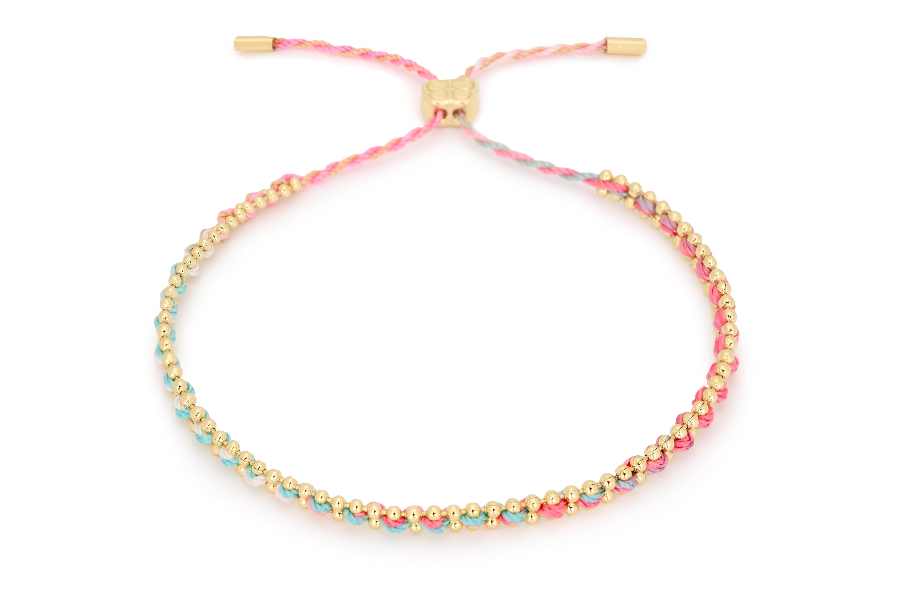 Braid Candy Gold Bracelet - Boho Betty