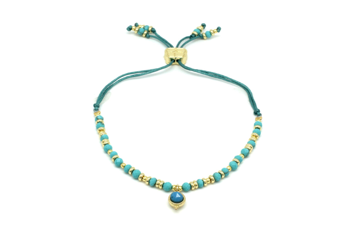 Sense Turquoise Gold Bracelet