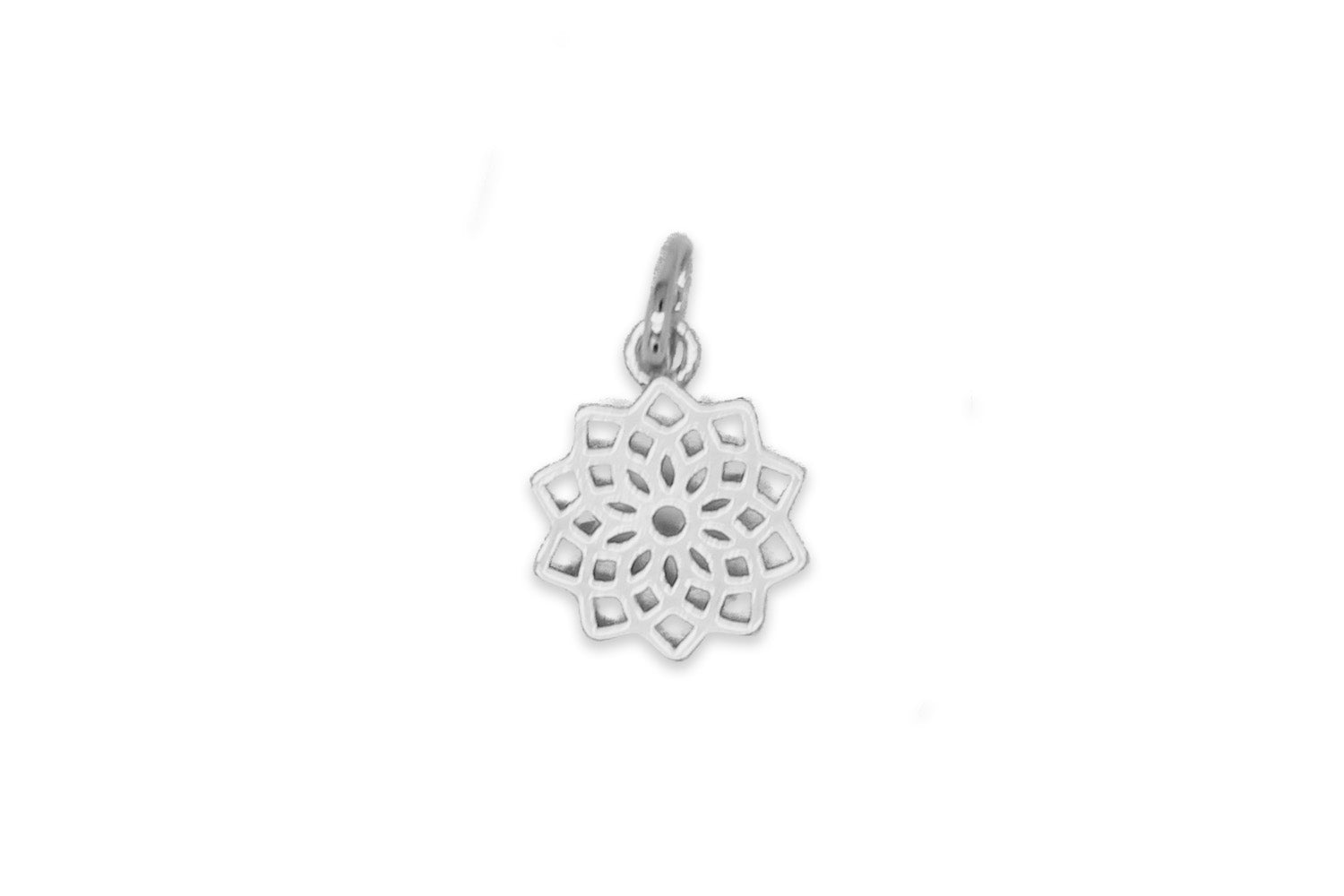 Crown Chakra Silver Necklace Charm - Boho Betty