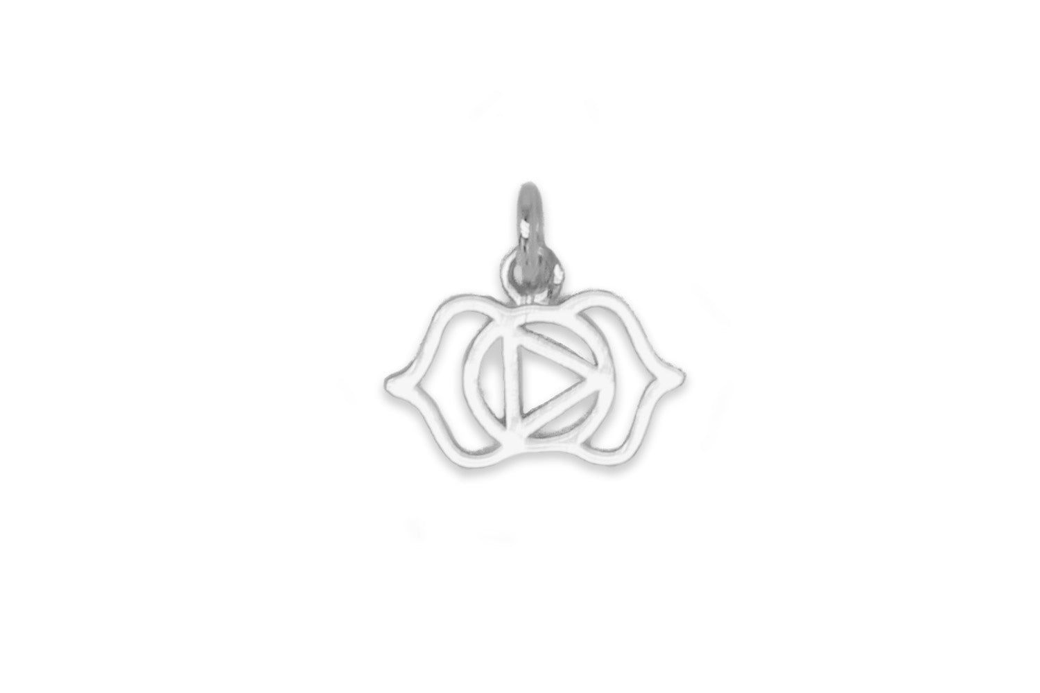 Third Eye Chakra Silver Necklace Charm - Boho Betty