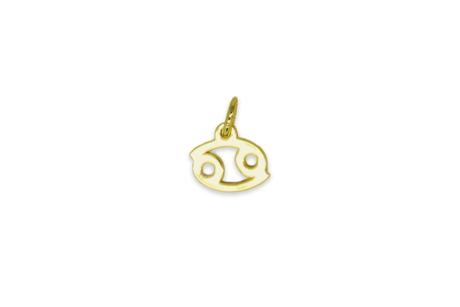 Cancer Zodiac Gold Necklace Charm - Boho Betty